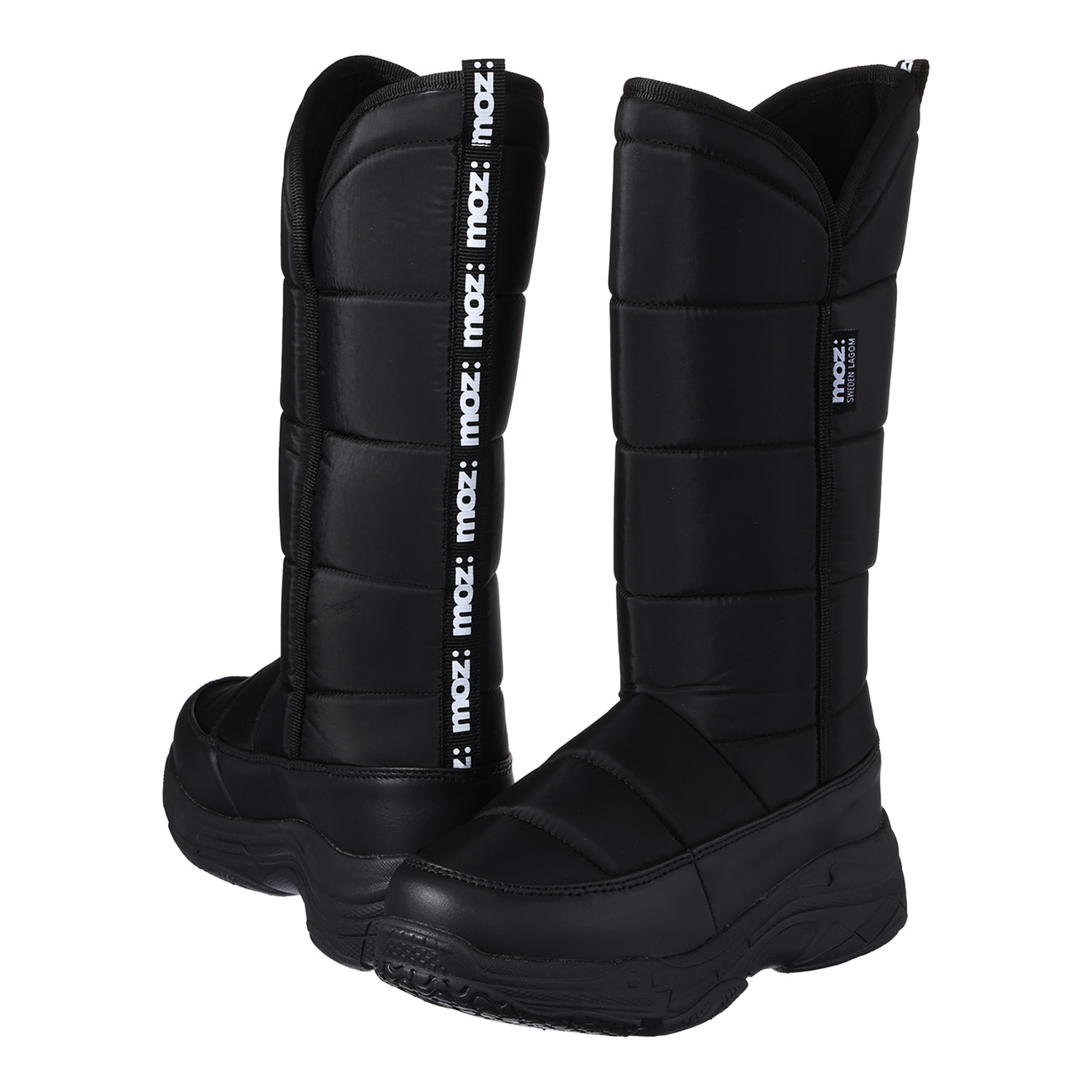モズ はっ水・防水・軽量！ しっかり包む あったかロングブーツ