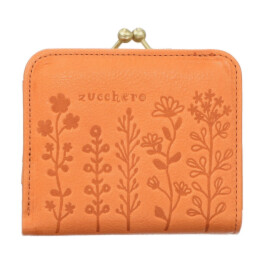 ズッケロ 日本製 ボタニカル柄 がま口ウォレット