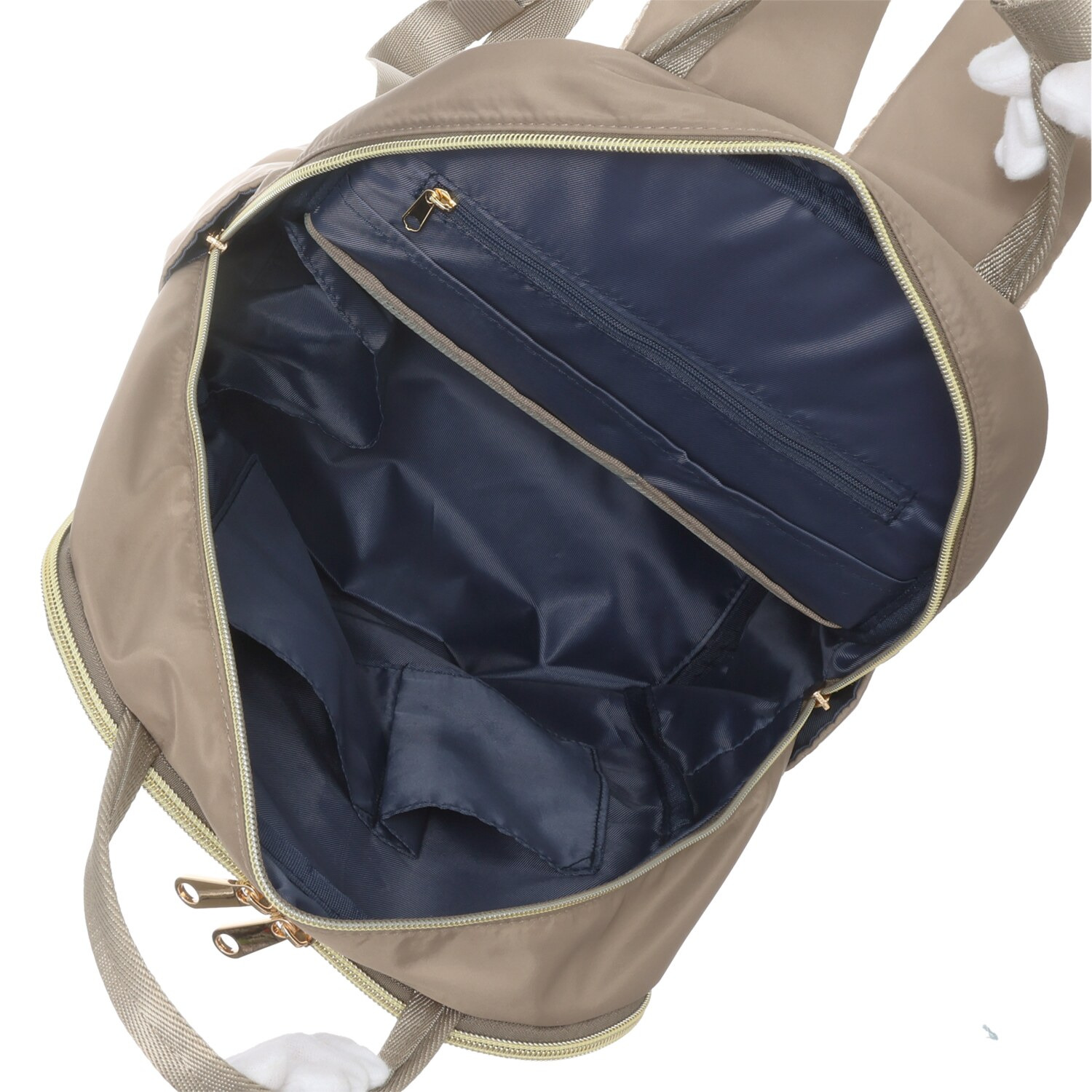 ウィズエイブル 身幅に収まる １７ポケット 多機能リュック