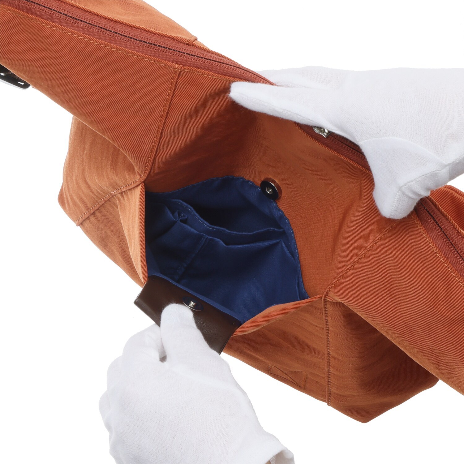 メゾンヴェール はっ水ナイロン 多収納 ショルダーバッグ