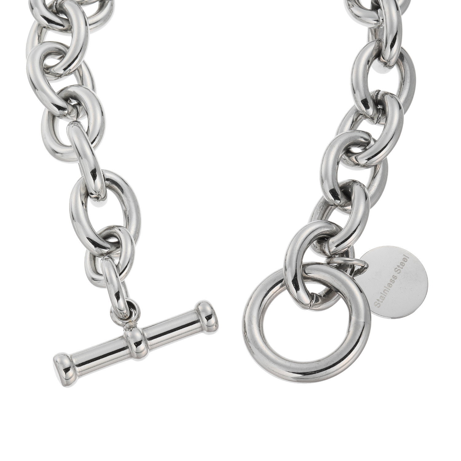 デルークス サージカルステンレス トグル＆バー ボリュームブレスレット