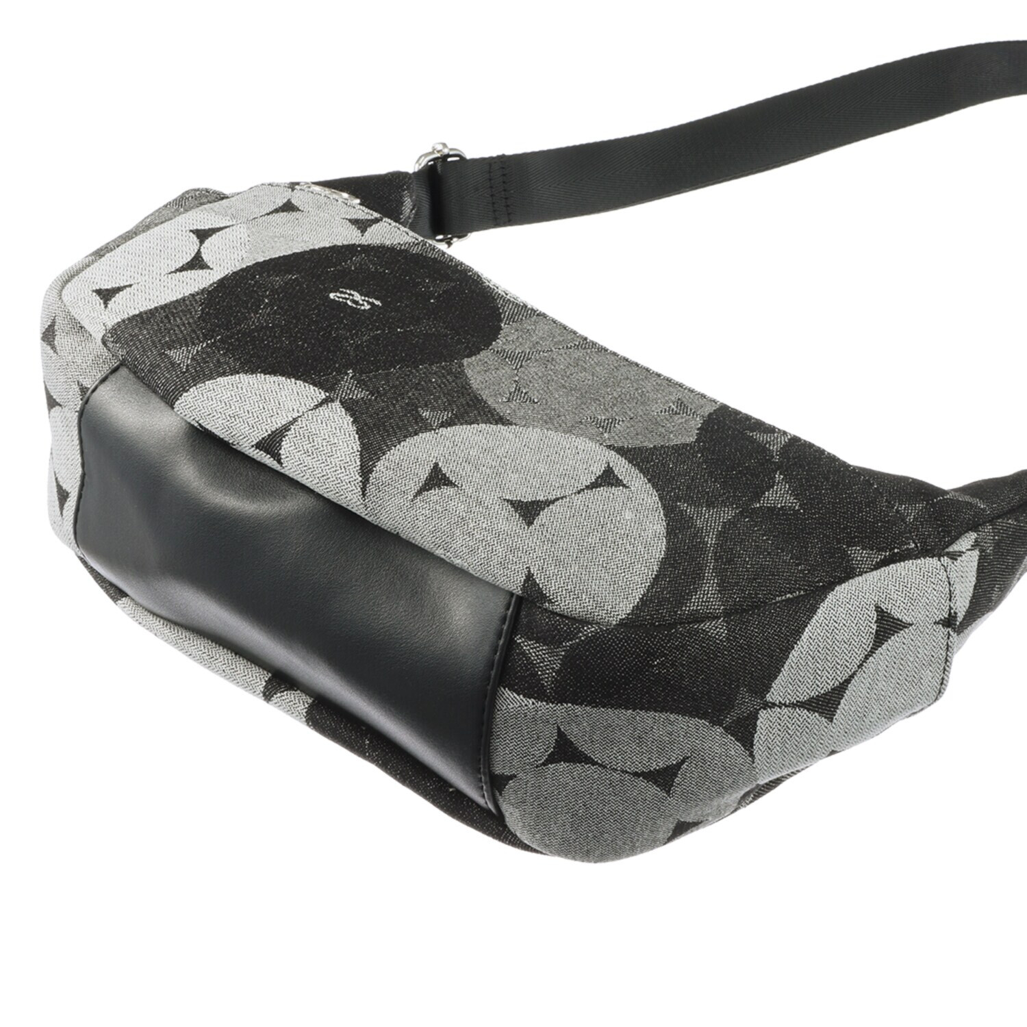 サボイ バルーン柄デニム 月型ショルダーバッグ