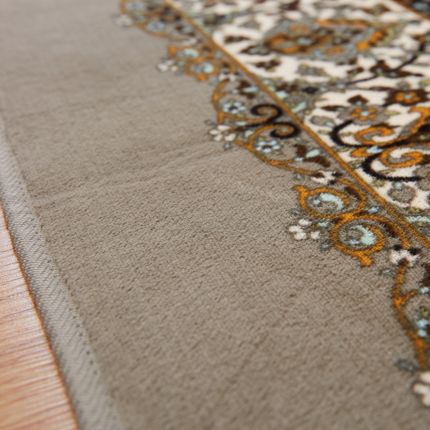 大津毛織 洗える、軽量、あたたかい 吸湿発熱ホットテックス カーペット ＜楕円長方形＞ １３０×１９０ｃｍ