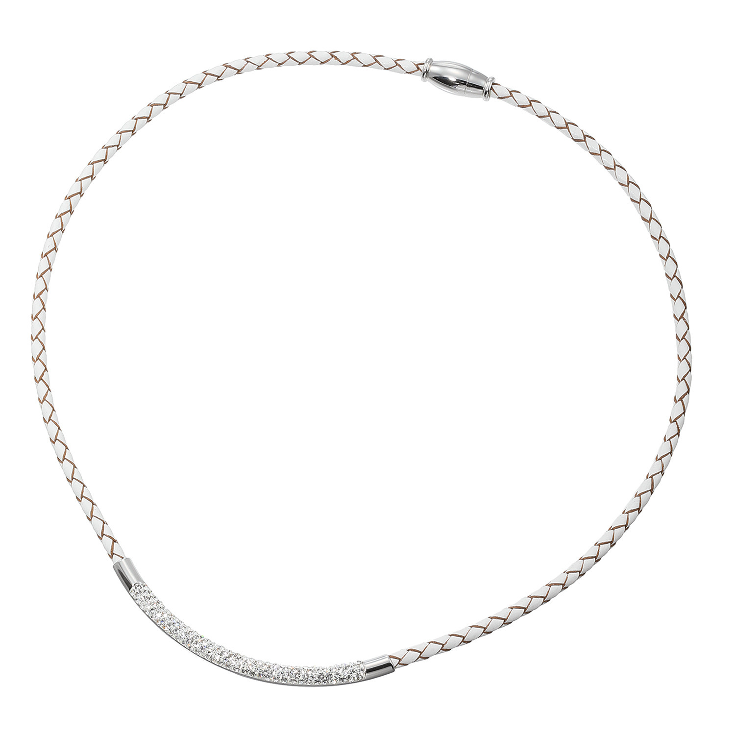 エービーステン クリスタルガラス マグネット バーネックレス