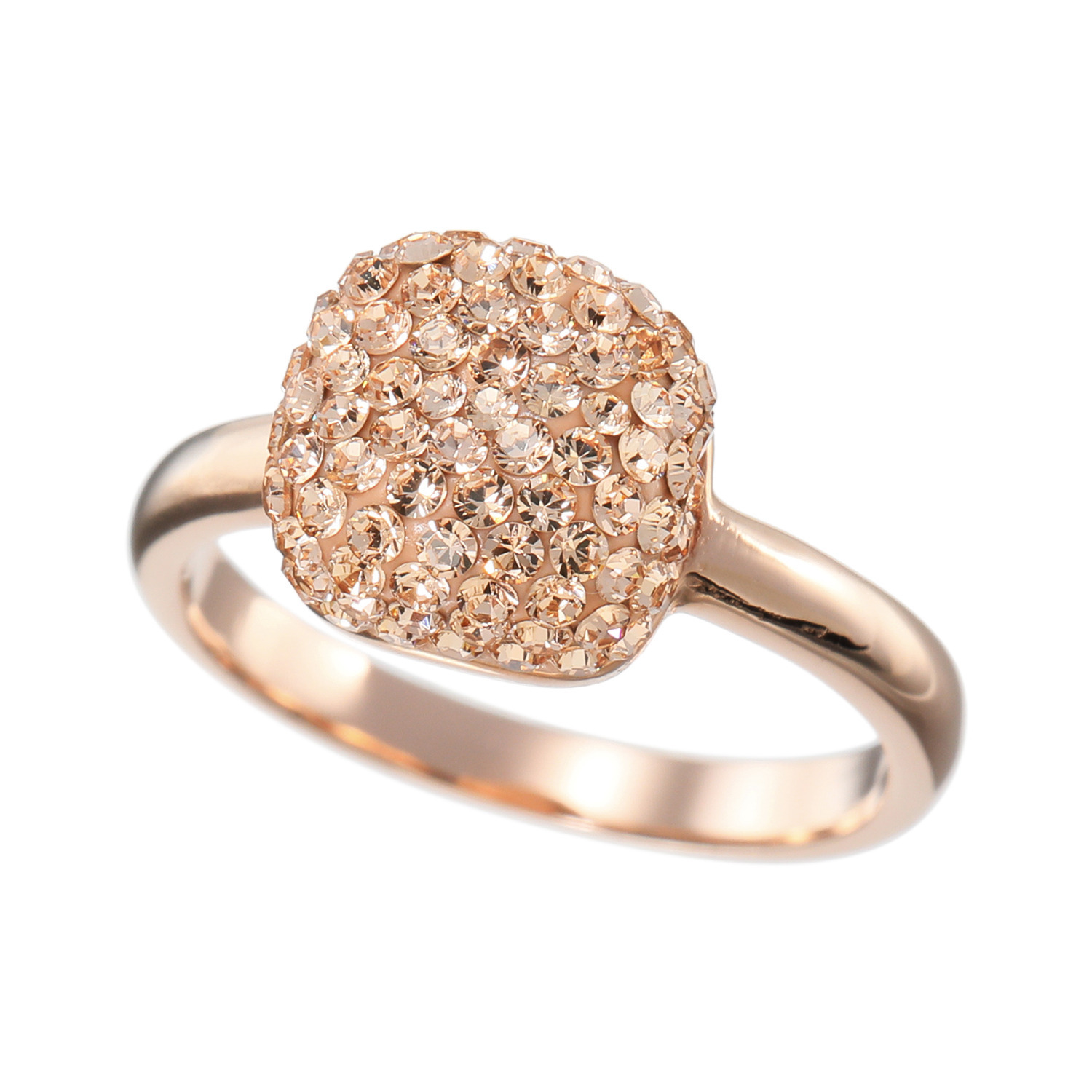 エービーステン ステンレス クリスタルガラス スクエア パヴェリング