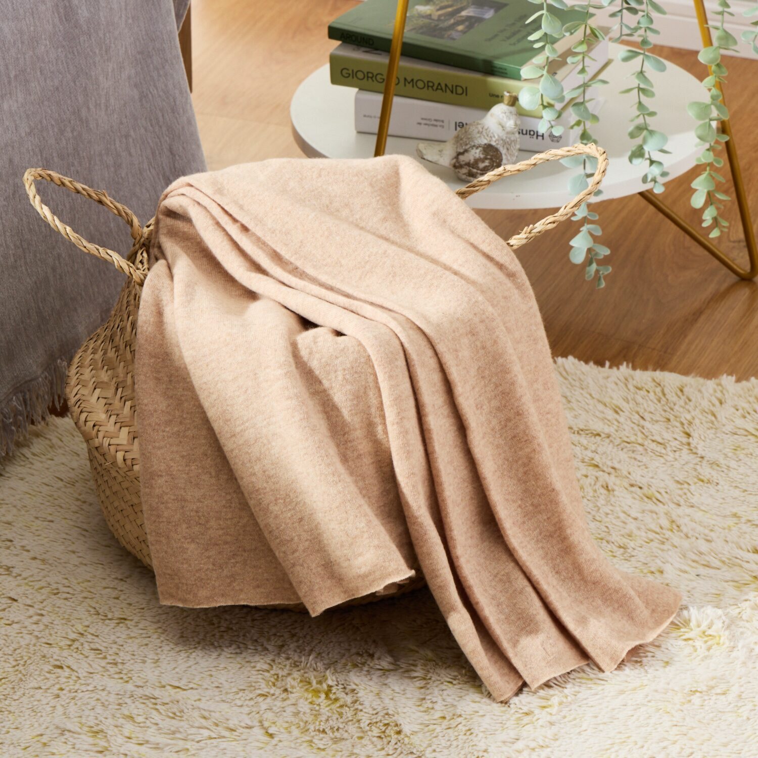 大津毛織 ふわっと、軽やか ウール高混率ブレンド 日本製ニットマルチケット