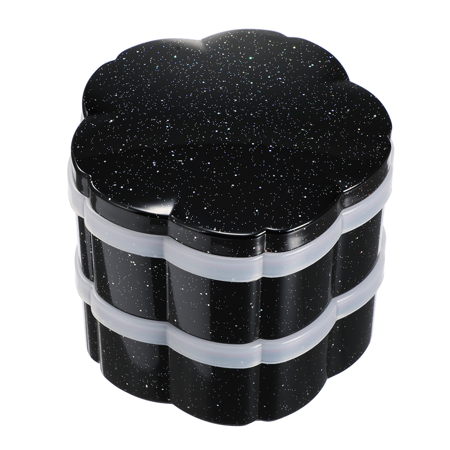 ジュエルキラメキ ミニ花型二段重箱