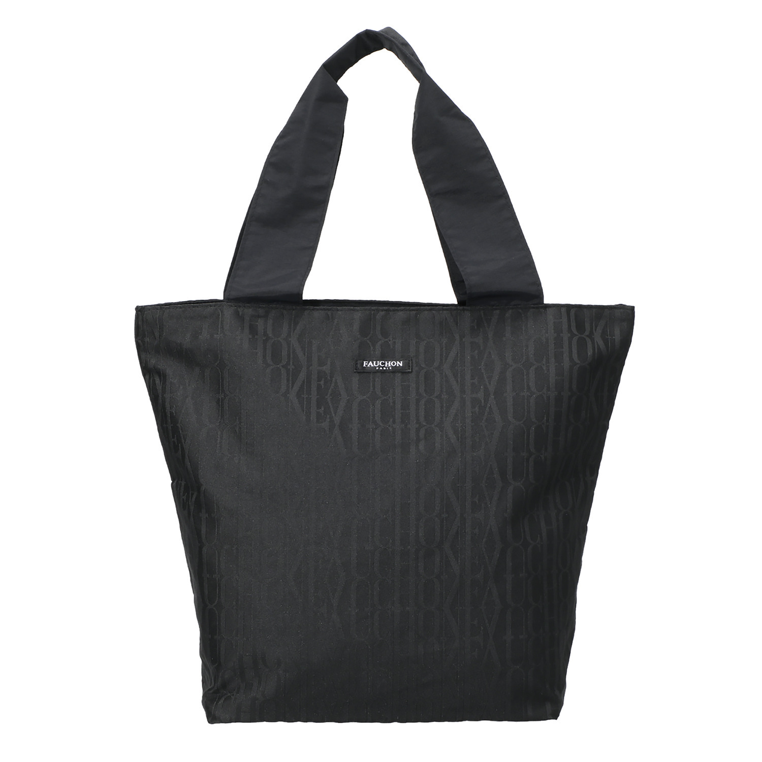 フォション ジャガード織 底板付き ポケッタブルマイバッグ