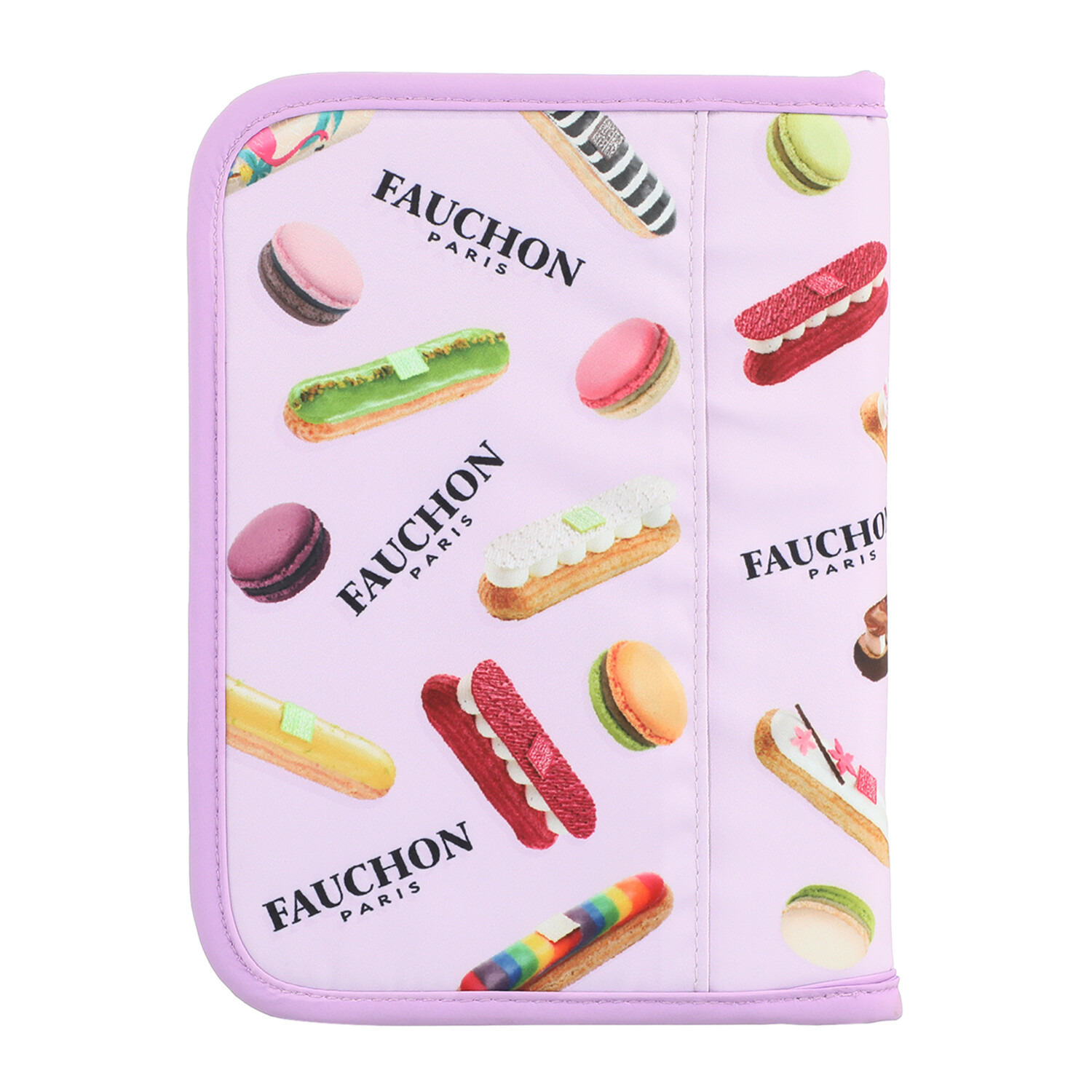 フォション プリント柄 お薬手帳も入る マルチケース