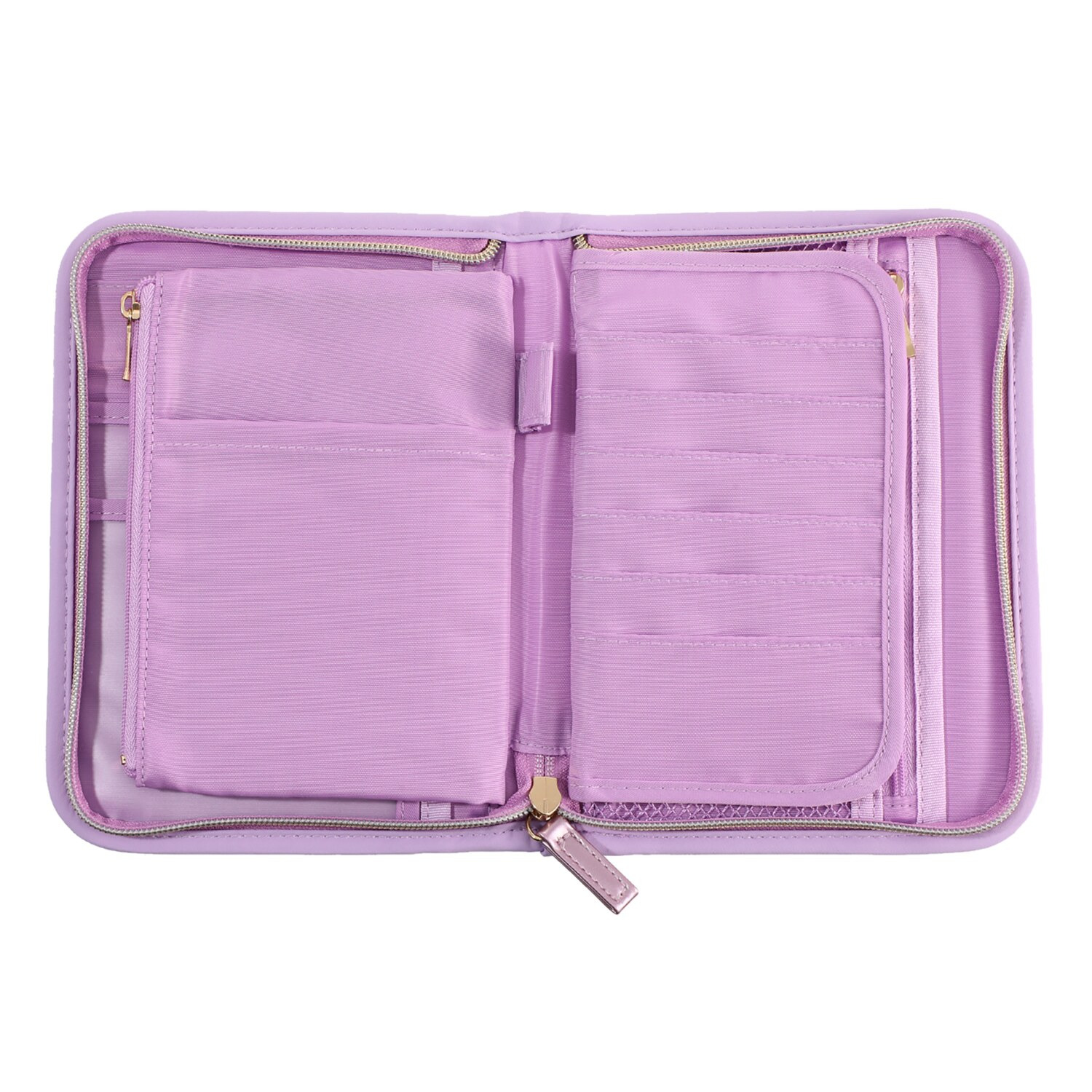 フォション プリント柄 お薬手帳も入る マルチケース