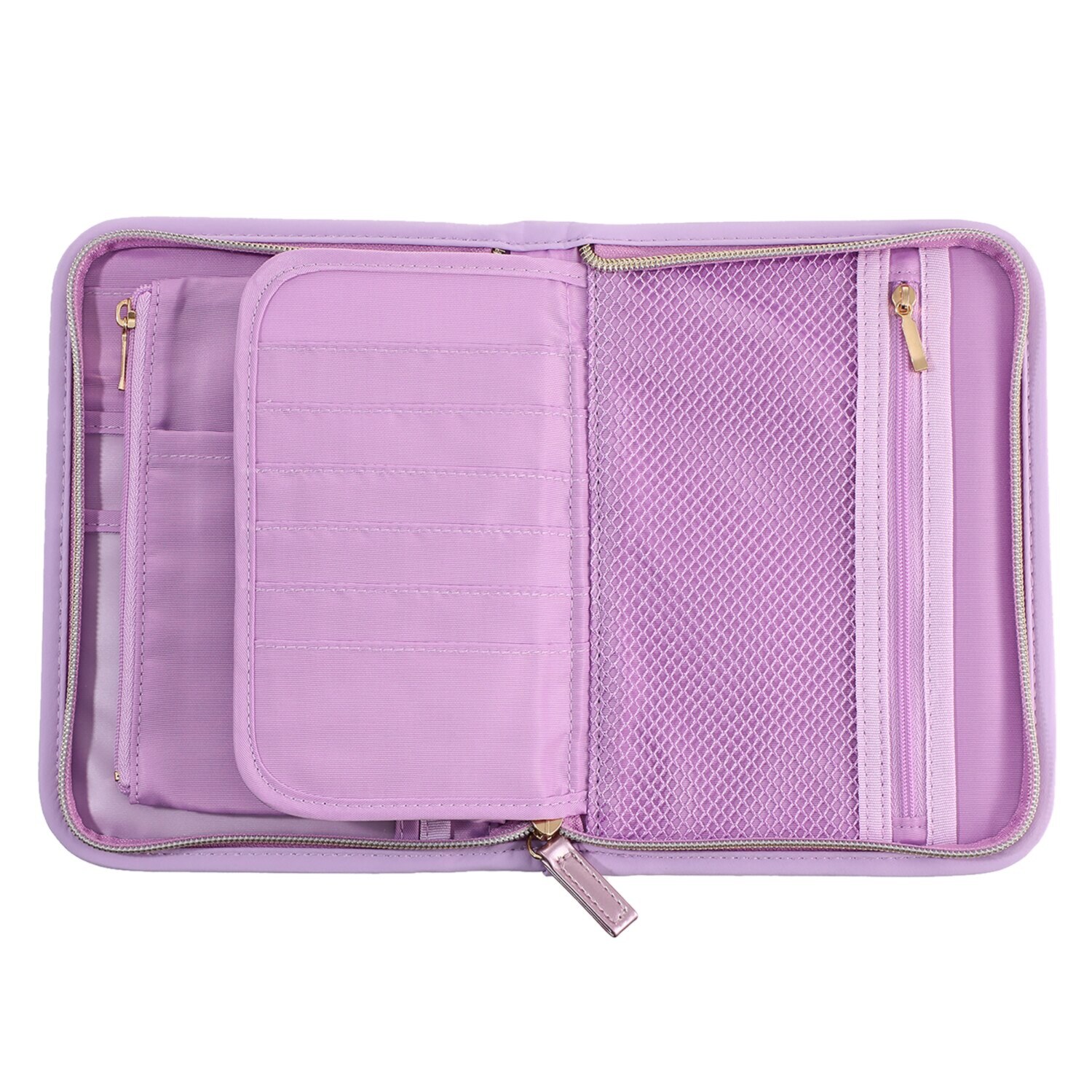 フォション プリント柄 お薬手帳も入る マルチケース