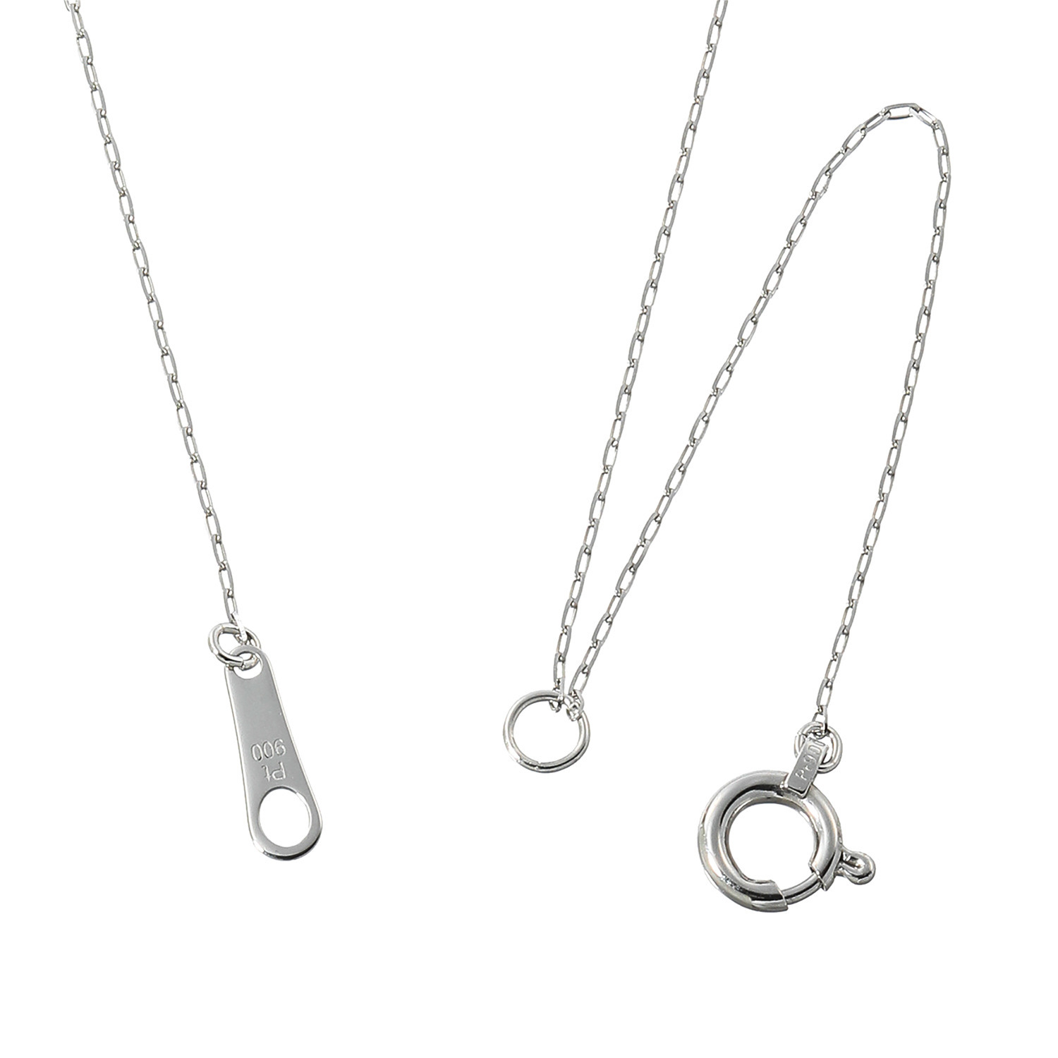 香瑚 プラチナ９００ キラキラカット チェーンネックレス