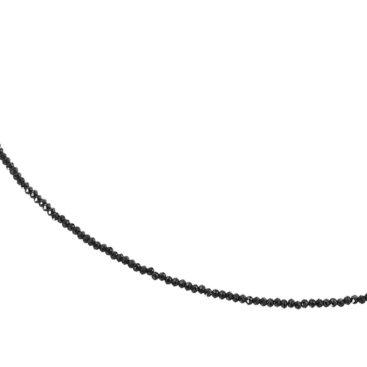 ブレーズ シルバー ブラックスピネル ネックレス