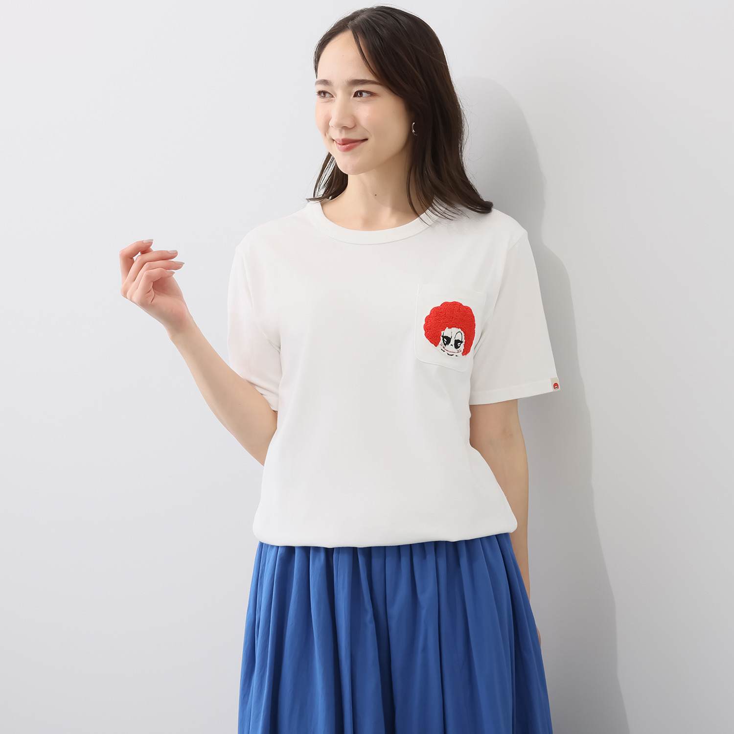 ベティスミス サガラ刺しゅう ポケットアクセント Ｔシャツ