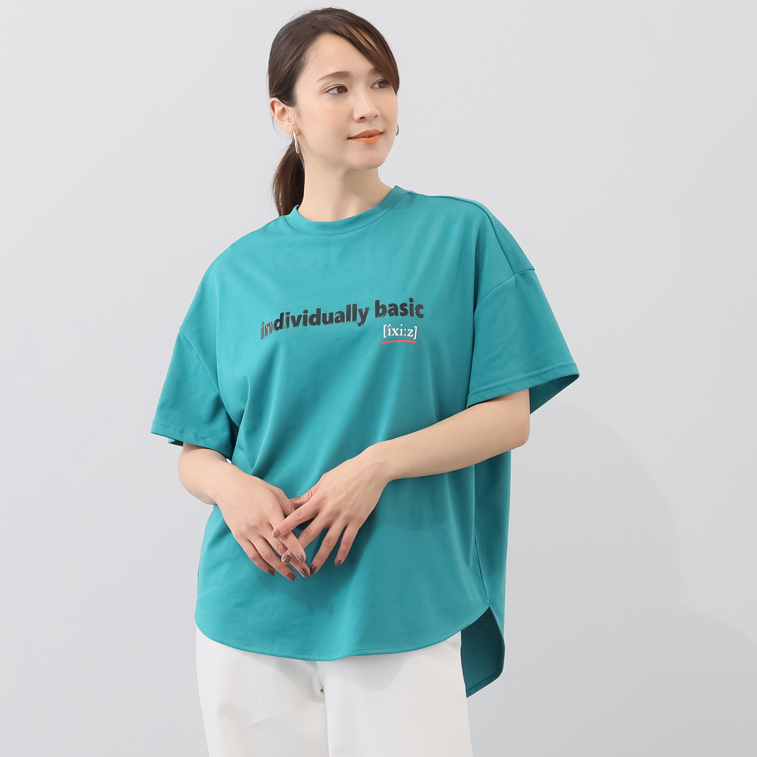 イクシーズ 高周波ラバープリント Ｔシャツ
