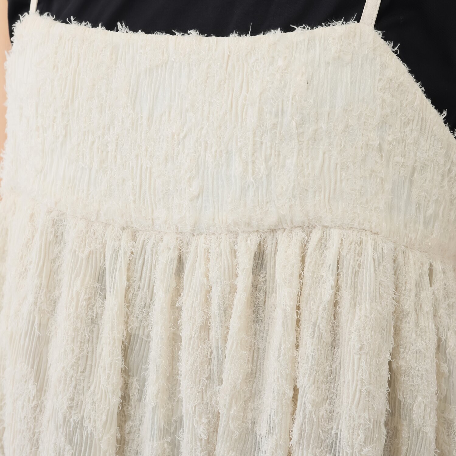 キリ　エ　キリ 楊柳ジャガード ジャンパードレス