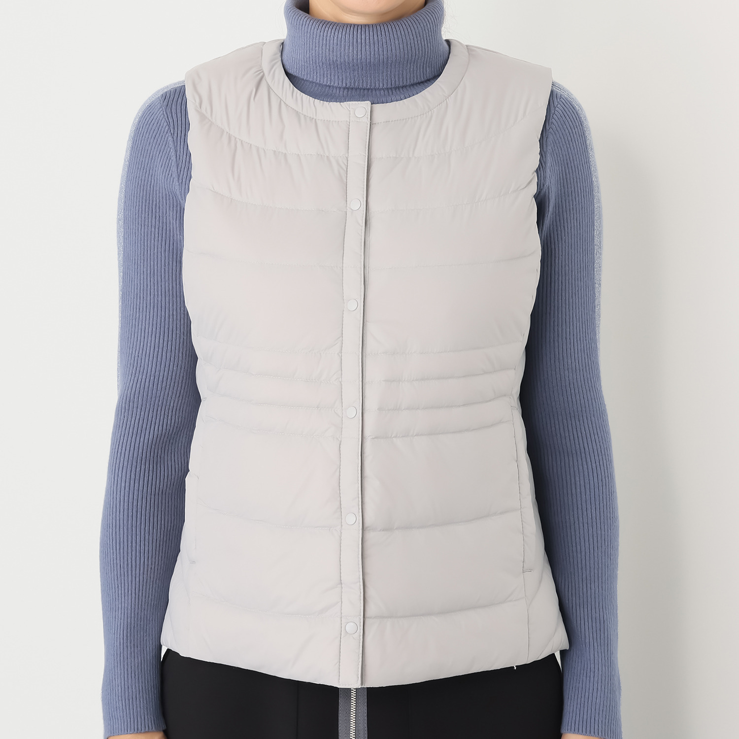 スタイル・ラヴィー 着回し抜群！ 中綿入りあったか リバーシブルダウンベスト