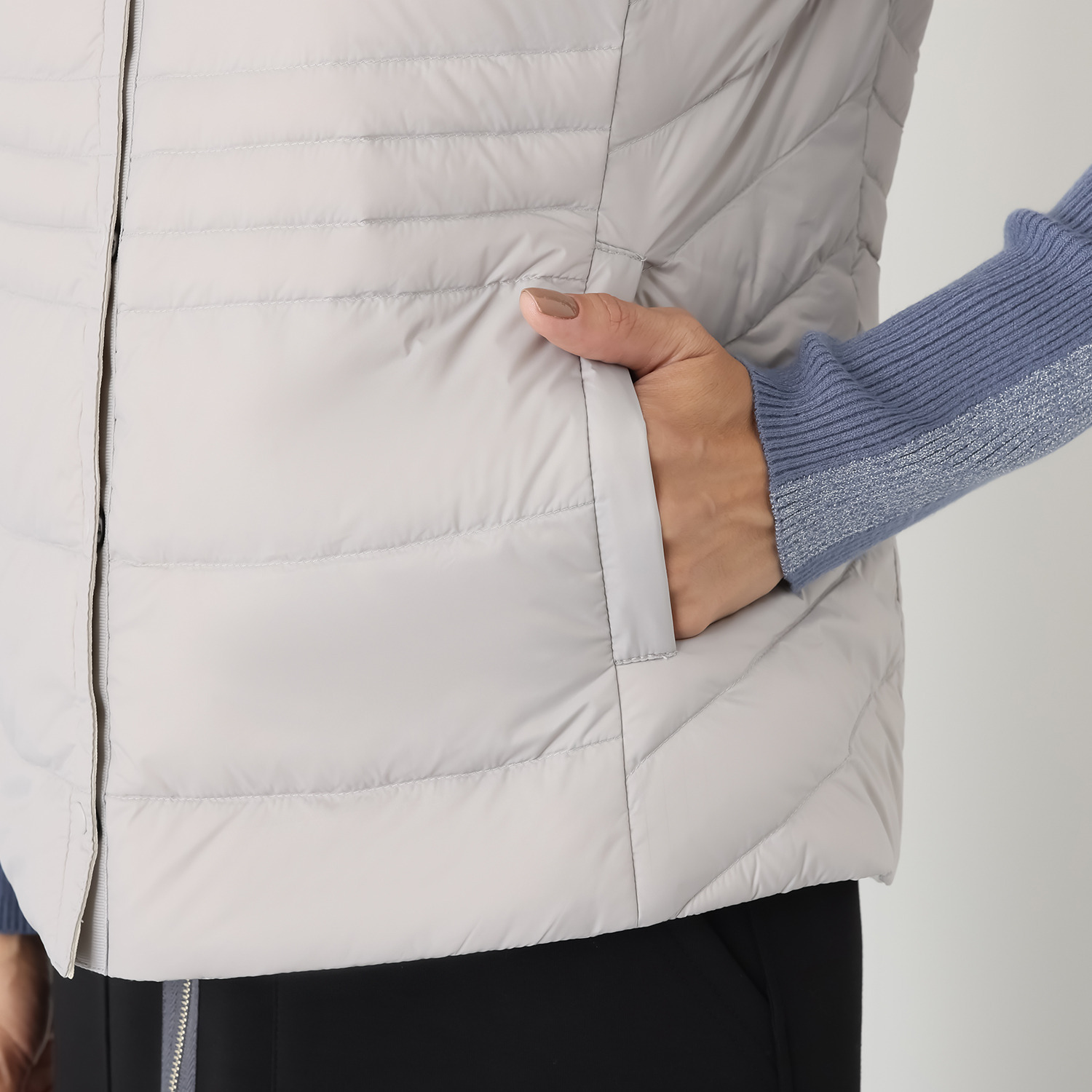 スタイル・ラヴィー 着回し抜群！ 中綿入りあったか リバーシブルダウンベスト