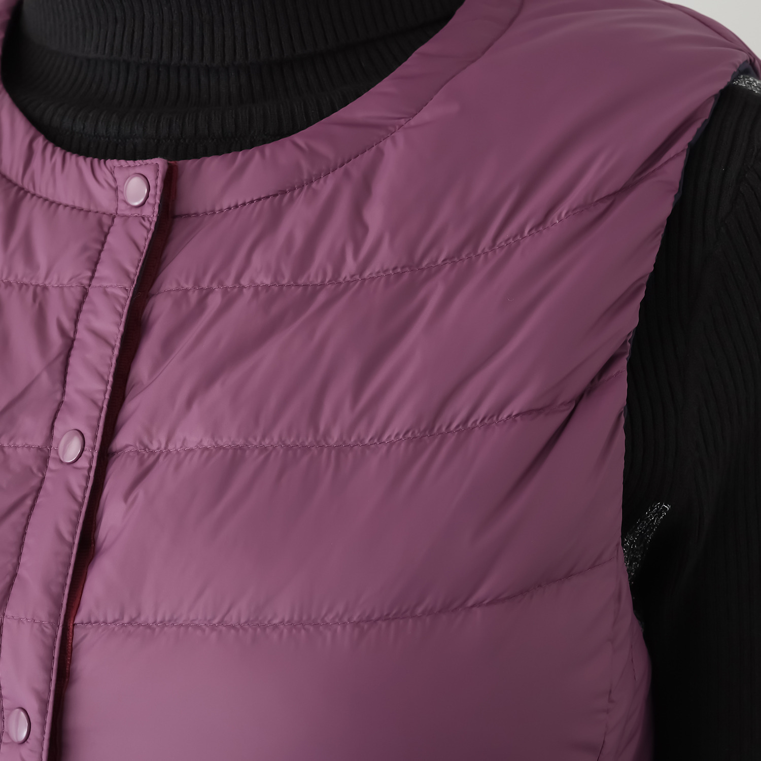 スタイル・ラヴィー 着回し抜群！ 中綿入りあったか リバーシブル ロングダウンベスト