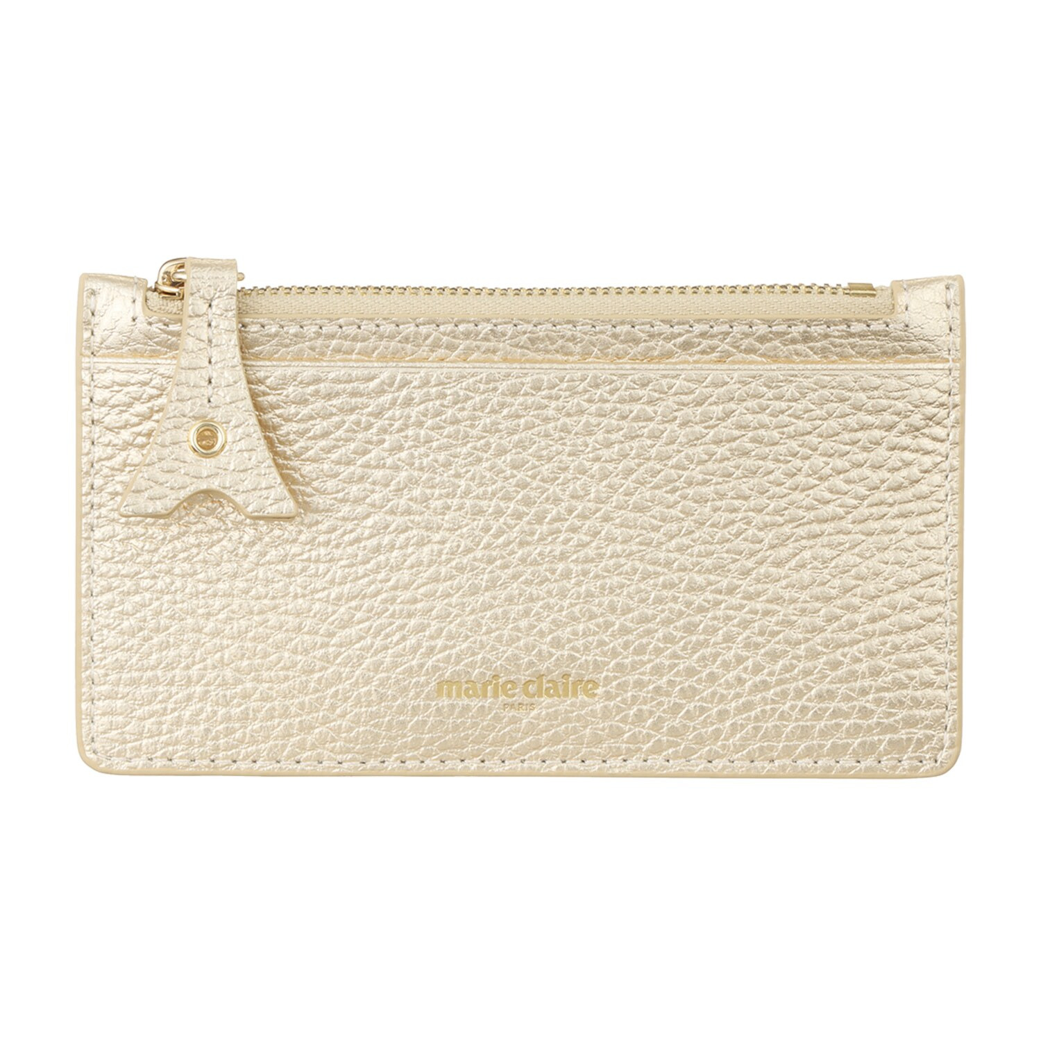 マリ・クレール 牛革 エッフェル塔モティーフ アクセント フラグメントケース