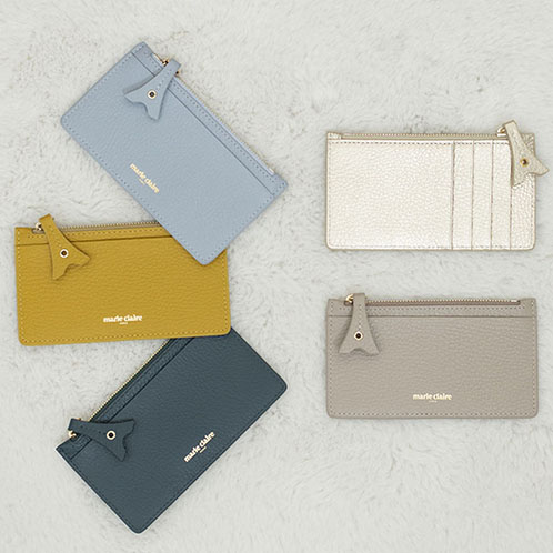 マリ・クレール 牛革 エッフェル塔モティーフ アクセント フラグメントケース