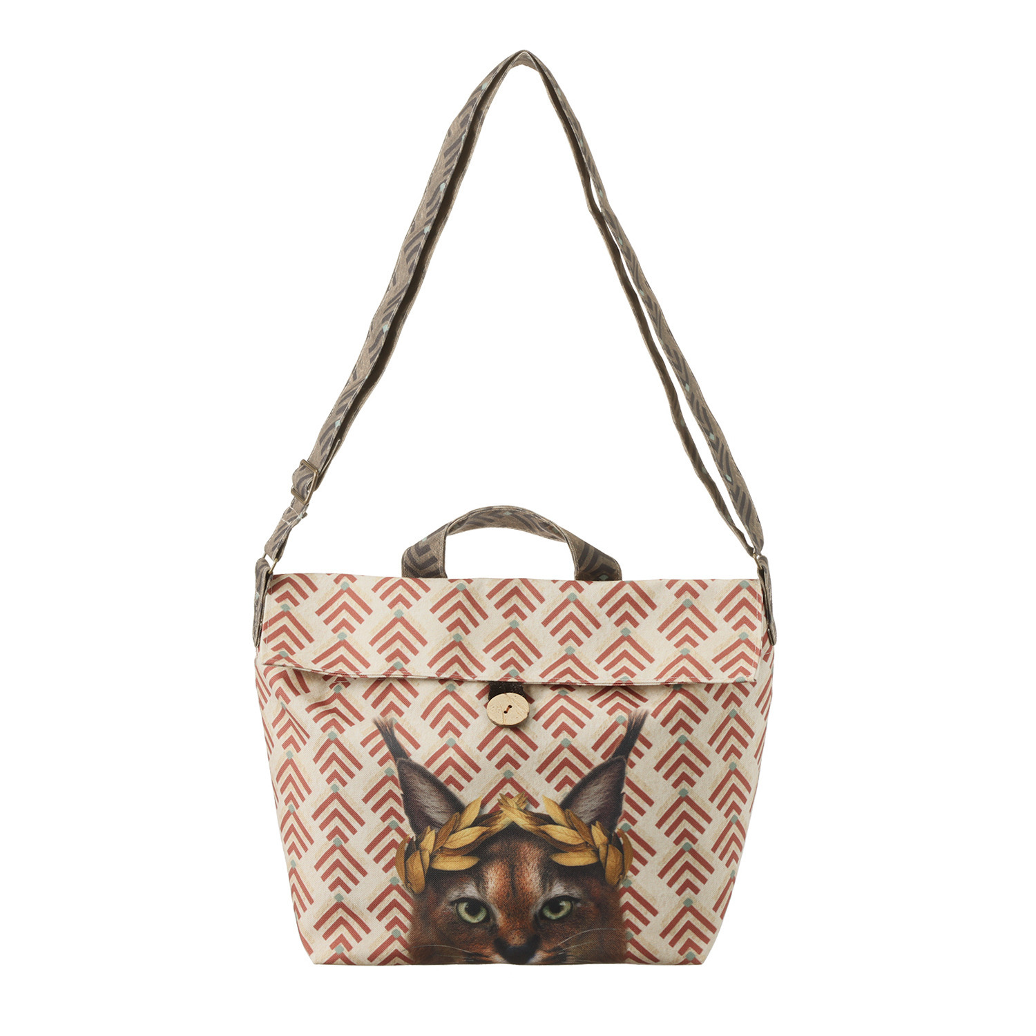 リュシー・ダンセット フラップショルダーバッグ