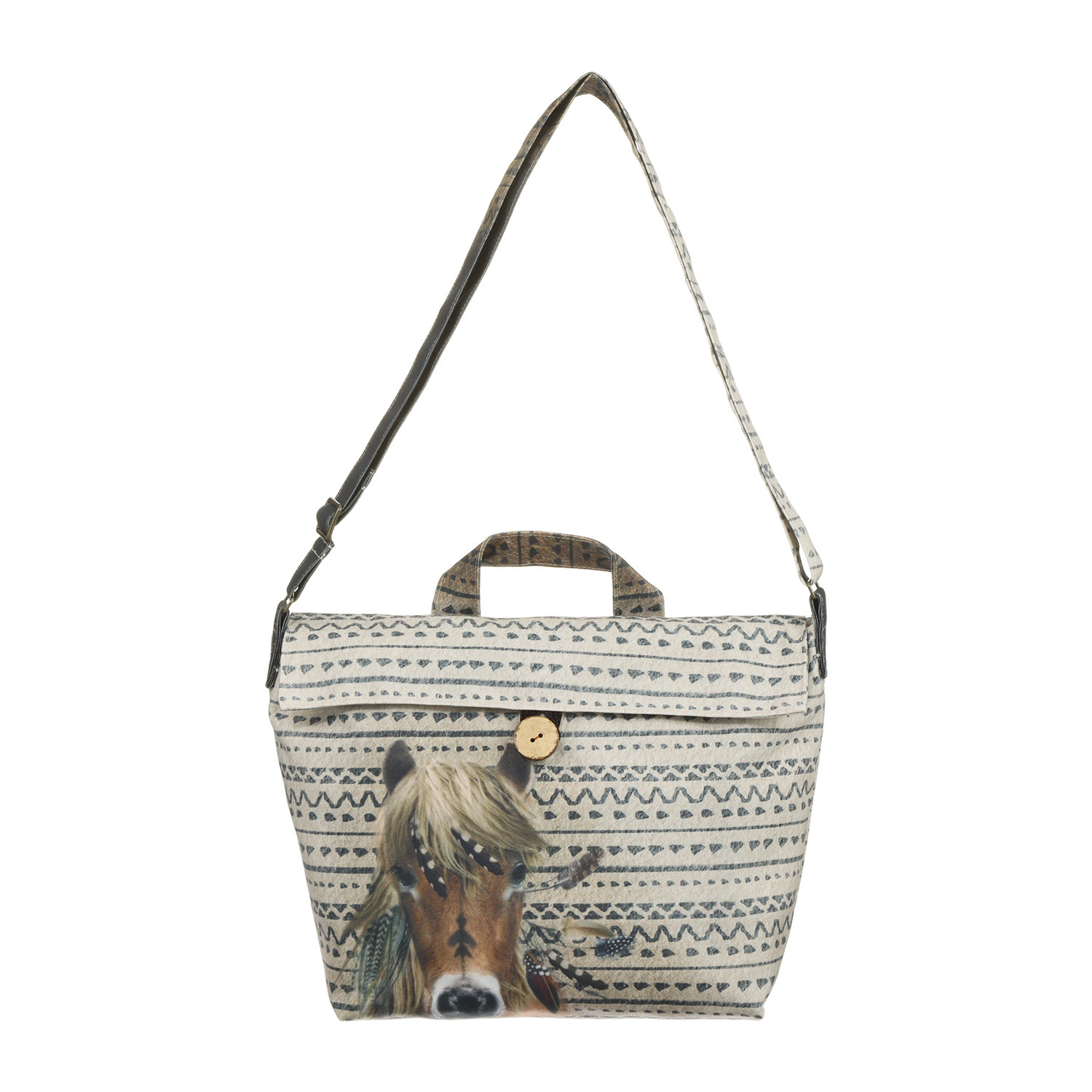 リュシー・ダンセット フラップショルダーバッグ