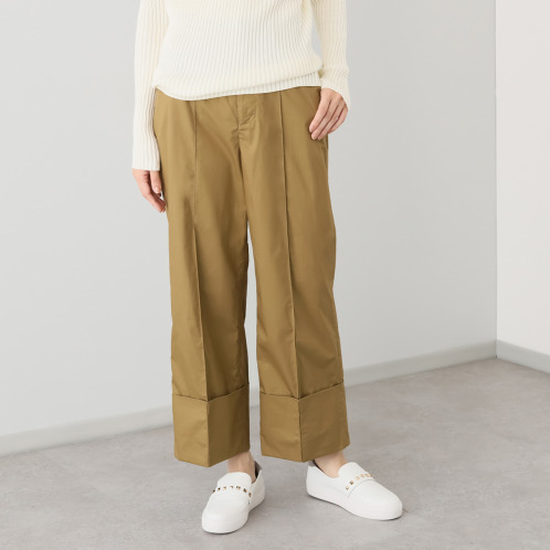 ハリス 裾ダブル ワイドパンツ ハリス 裾ダブル ワイドパンツ