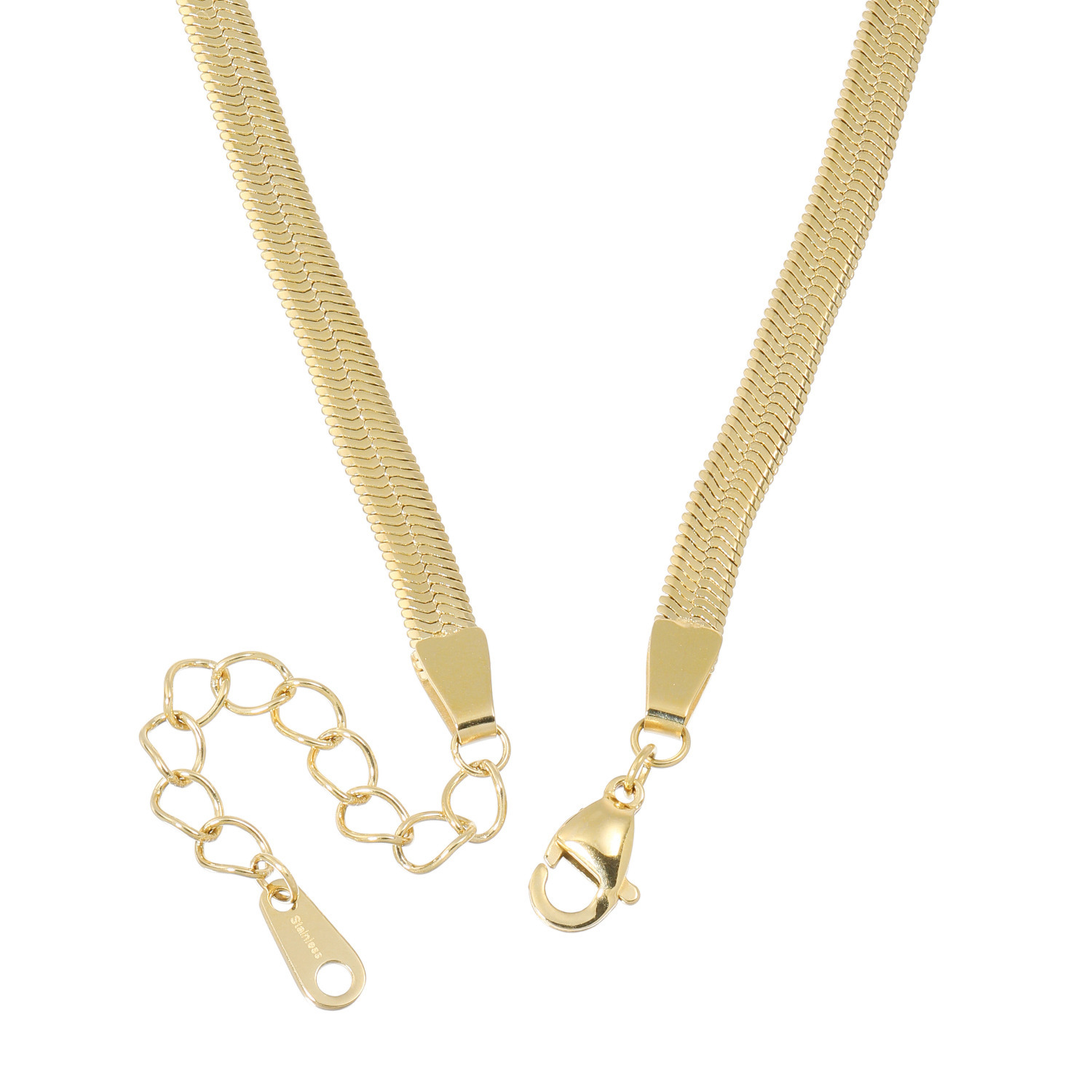 デイスティー サージカルステンレス ブレイドデザイン ネックレス