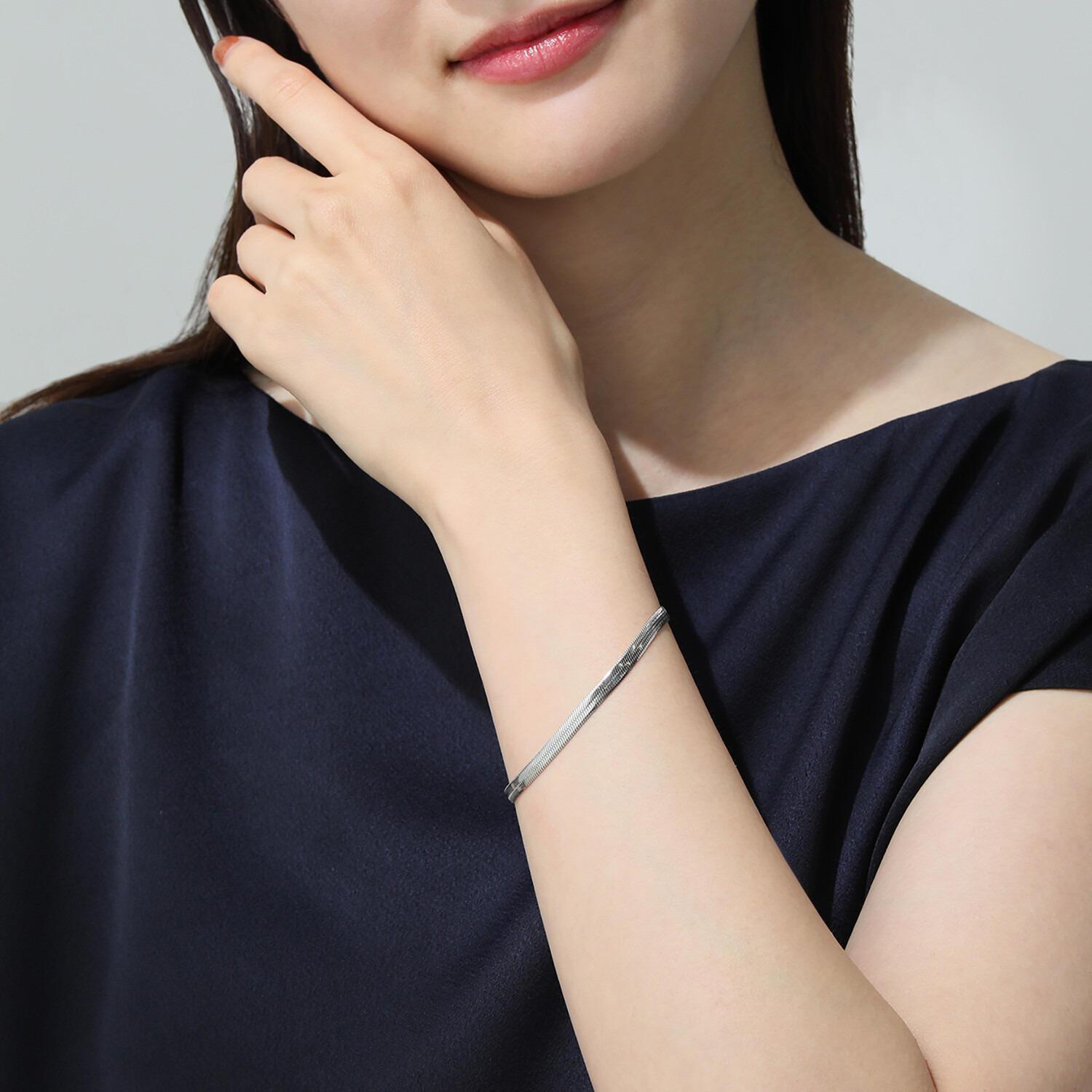 デイスティー サージカルステンレス ブレイドデザイン ブレスレット