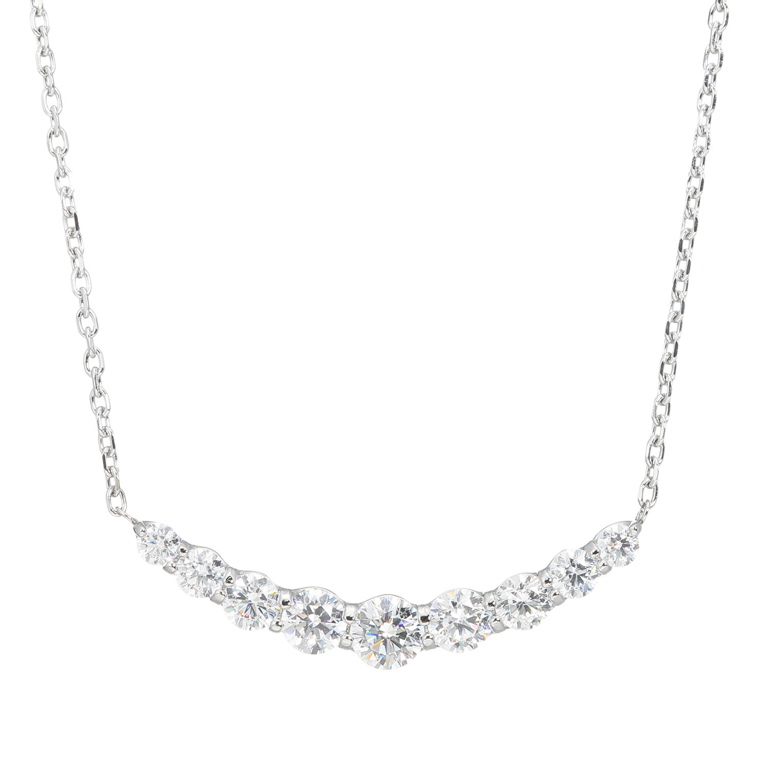 ステングレイス サージカルステンレス プレシオサ社製ＣＺ グラデーションライン ネックレス