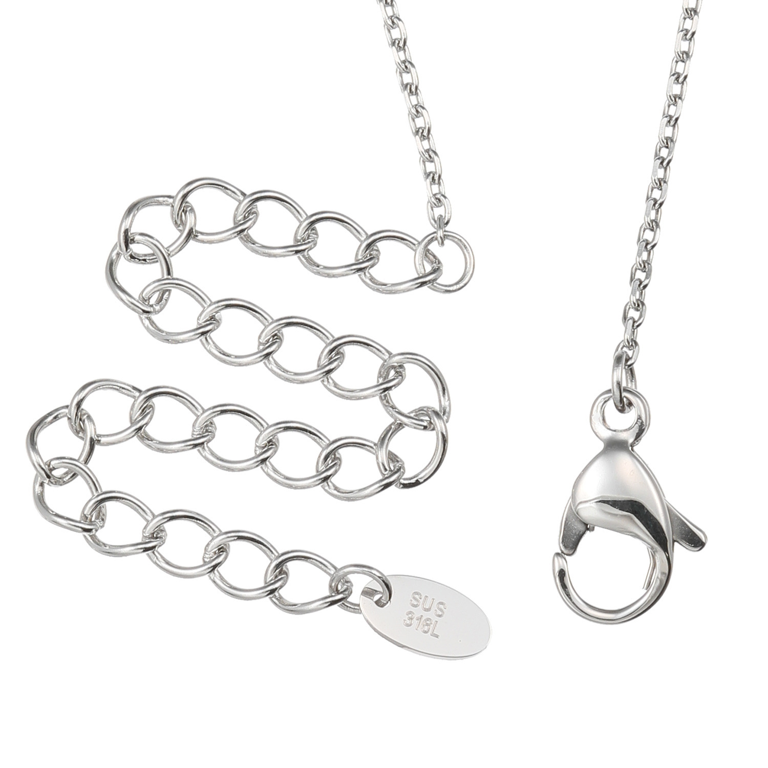 ステングレイス サージカルステンレス プレシオサ社製ＣＺ グラデーションライン ネックレス