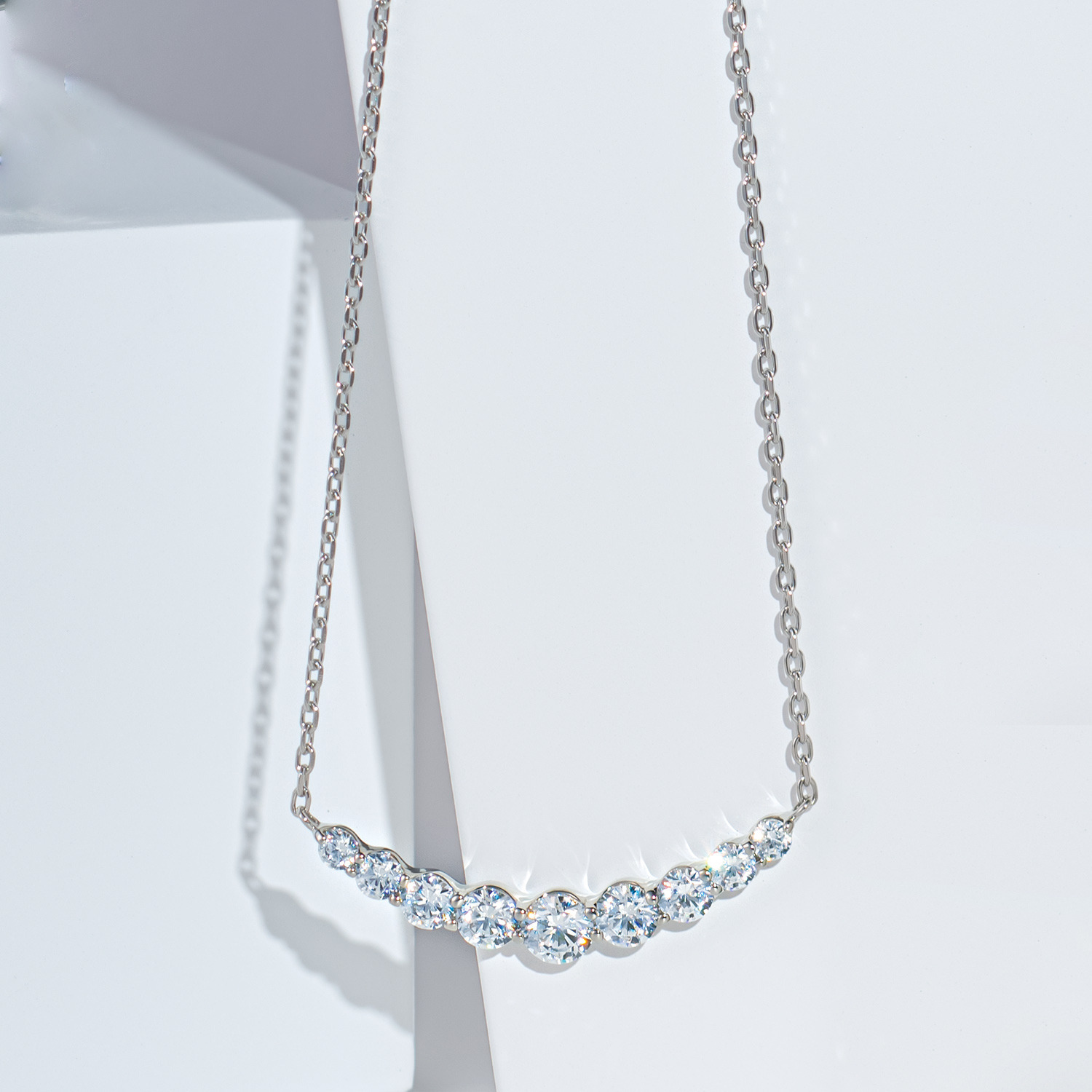 ステングレイス サージカルステンレス プレシオサ社製ＣＺ グラデーションライン ネックレス