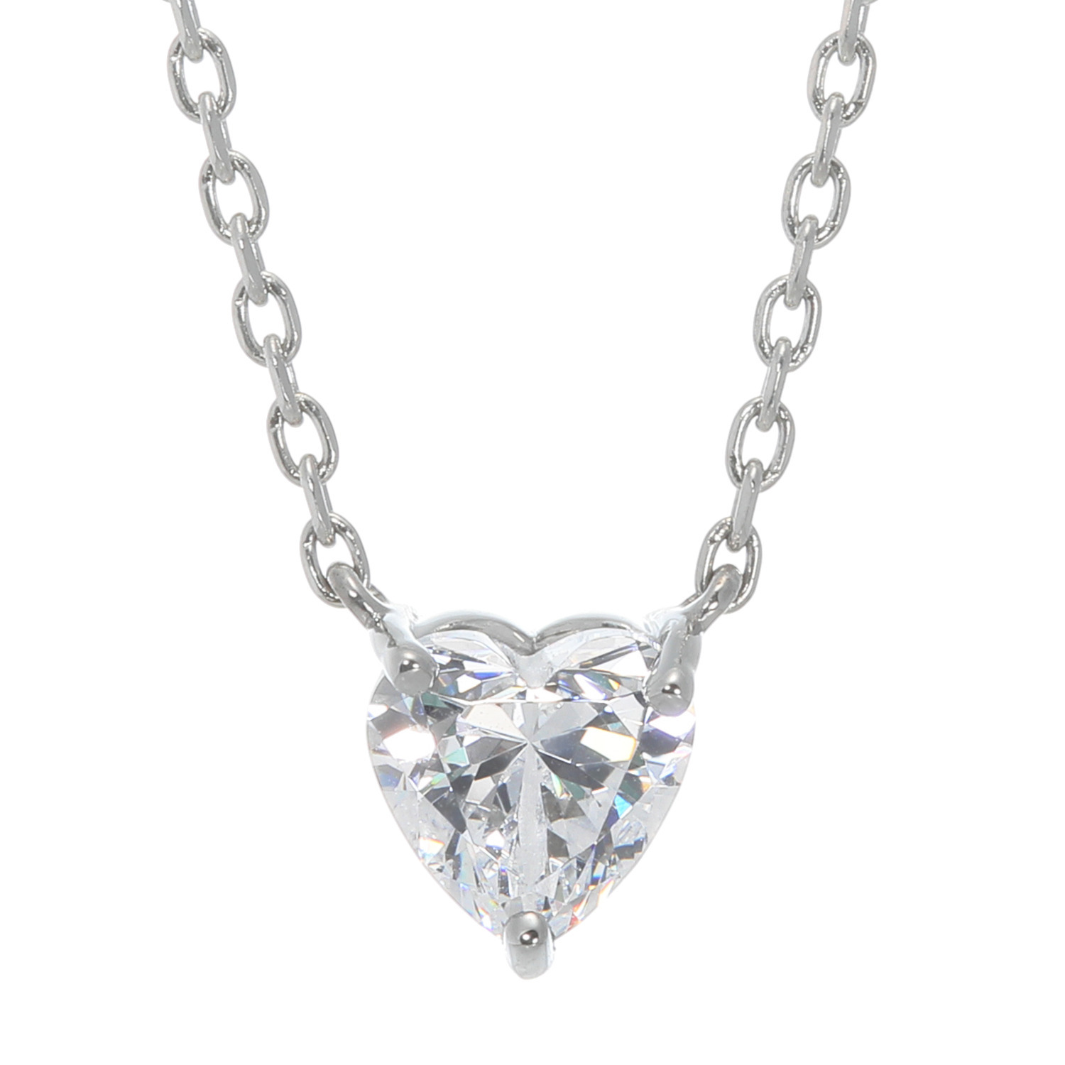 ステングレイス サージカルステンレス プレシオサ社製ＣＺ ハートシェイプ ネックレス