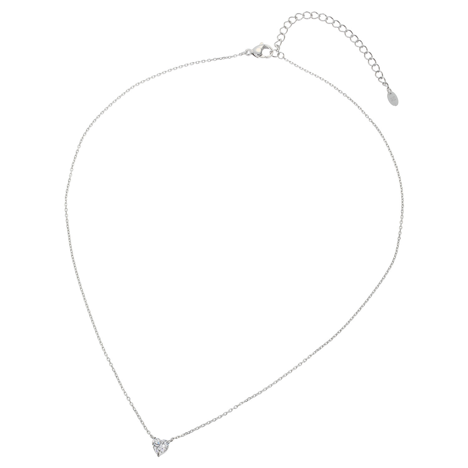 ステングレイス サージカルステンレス プレシオサ社製ＣＺ ハートシェイプ ネックレス