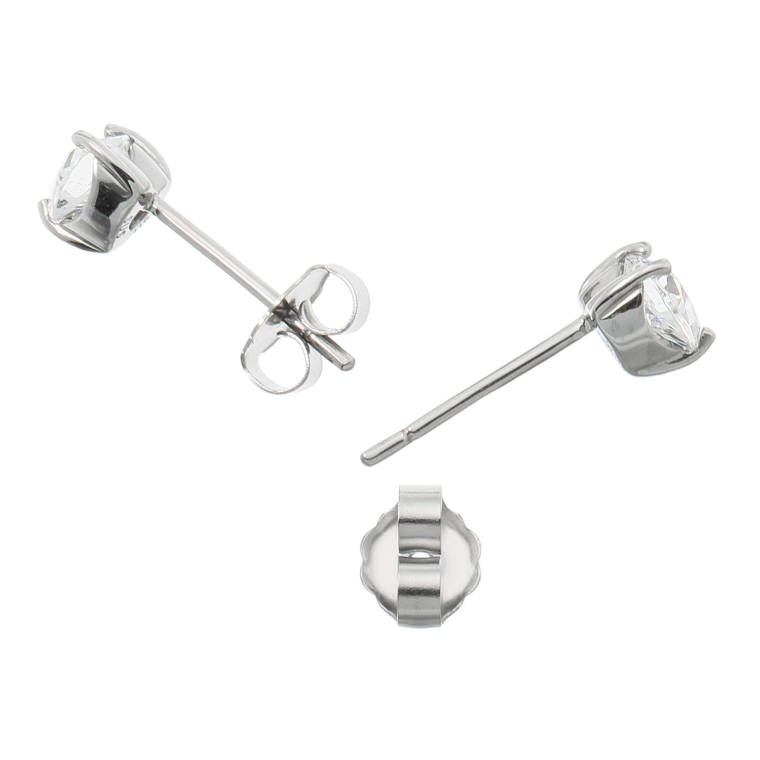 ステングレイス サージカルステンレス プレシオサ社製ＣＺ ハートシェイプ スタッドピアス