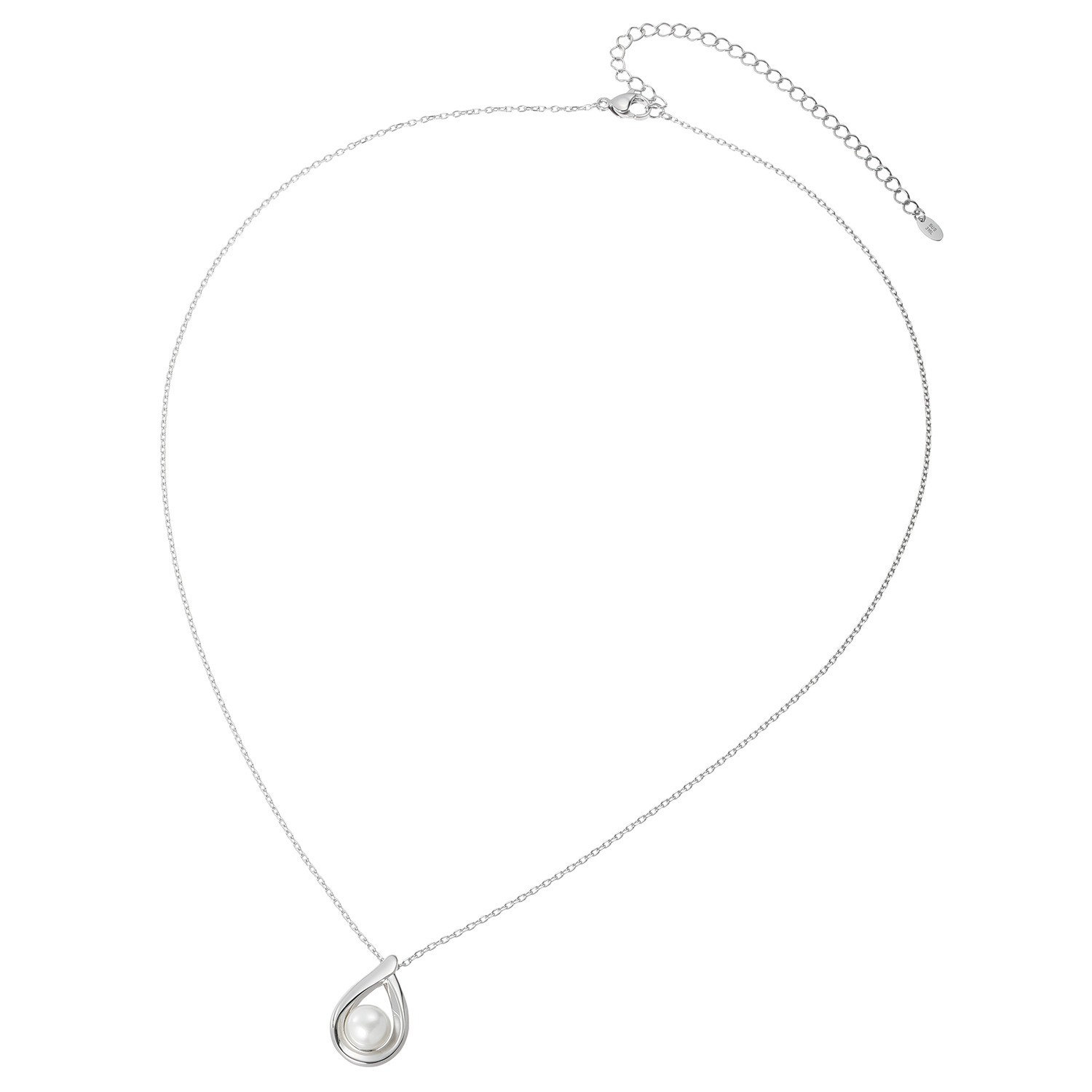 ステングレイス サージカルステンレス 貝パール ドロップデザイン ペンダント