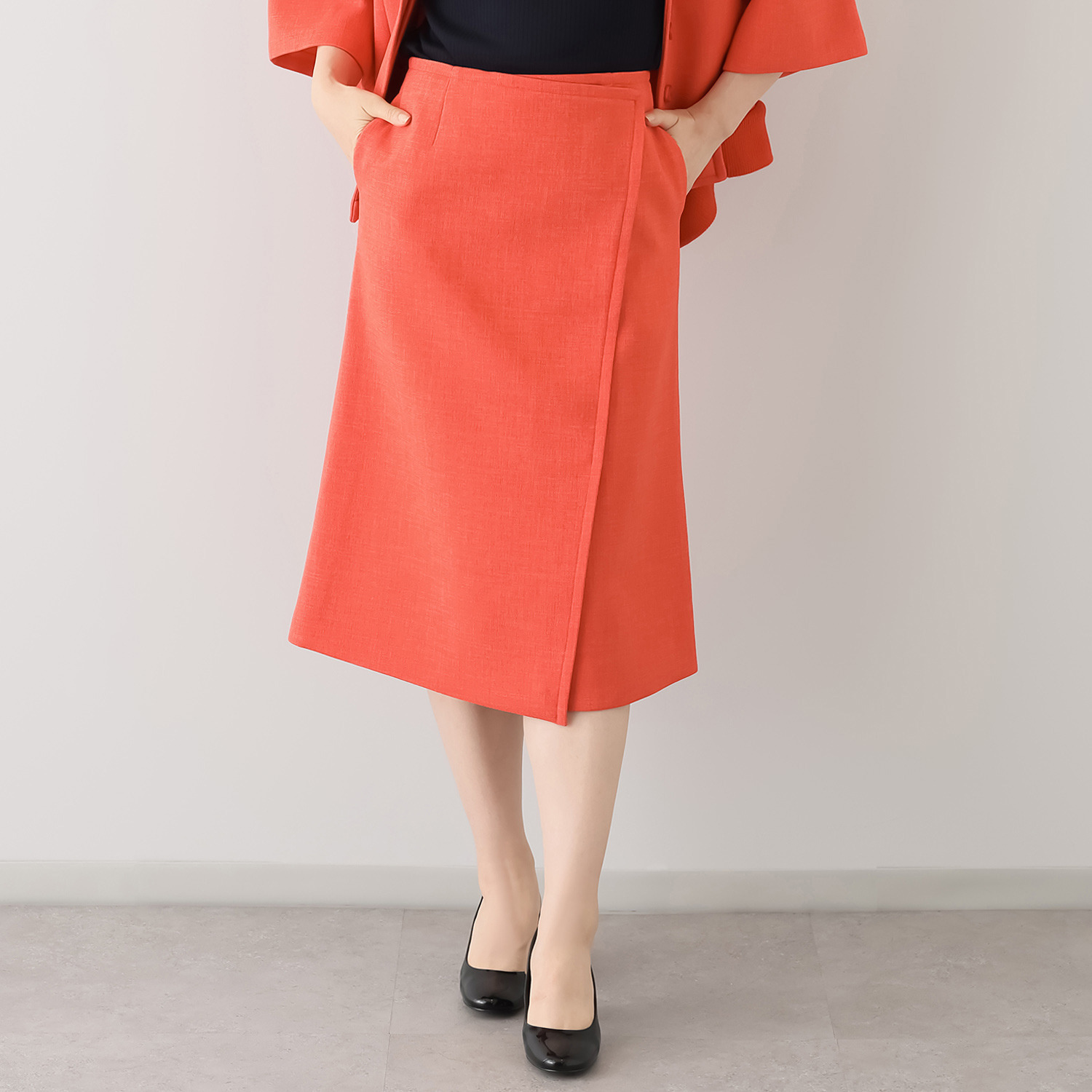 シック　バイ　ネイチャー ボンディング ラップ風スカート