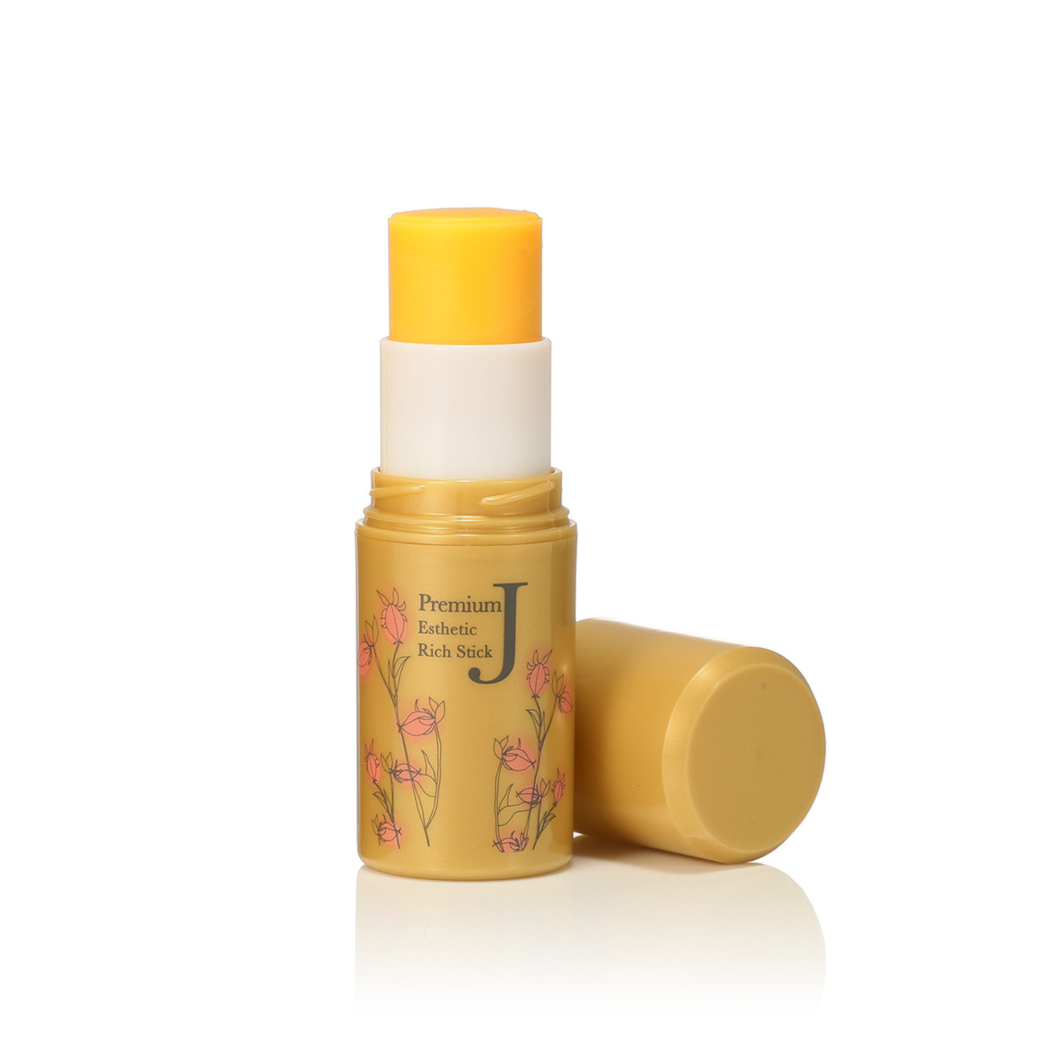 サンナチュラルズ お顔もボディーも使える！ ハリツヤ潤い肌へ導く 美容スティック プレミアムＪ エステリッチスティック ゴールド