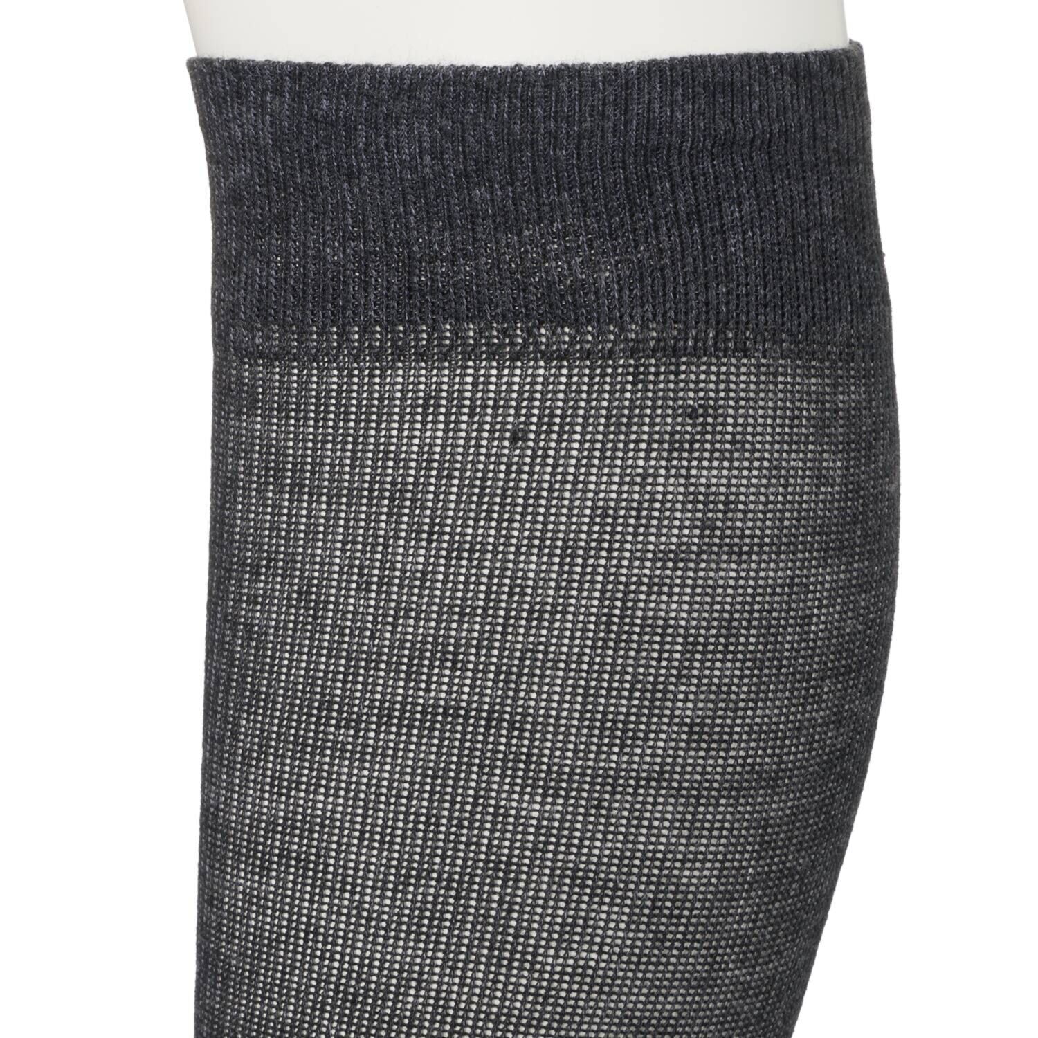 メディカルステイフィット 段階式着圧１４０デニール 綿混ハイソックス 同色２足セット 