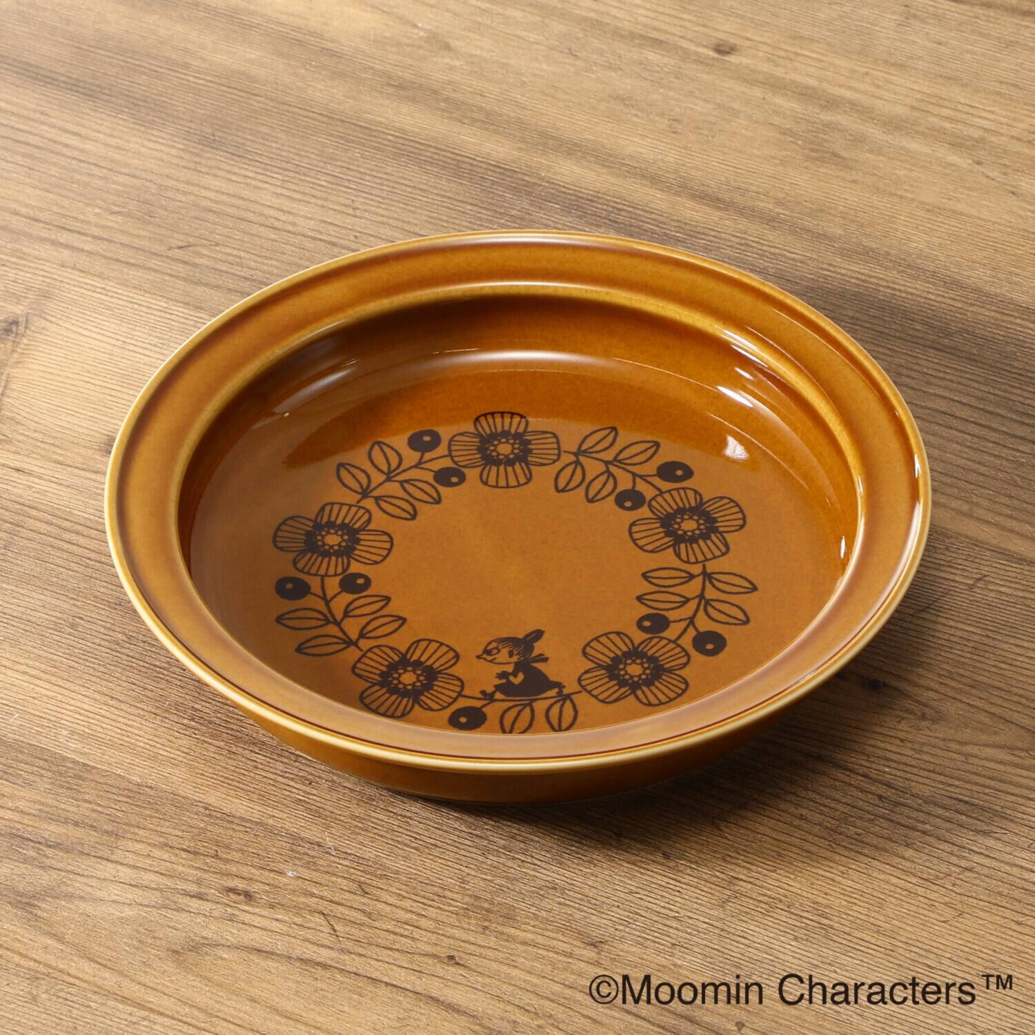 ムーミン 日本製 すくいやすいカレー皿Ｌ