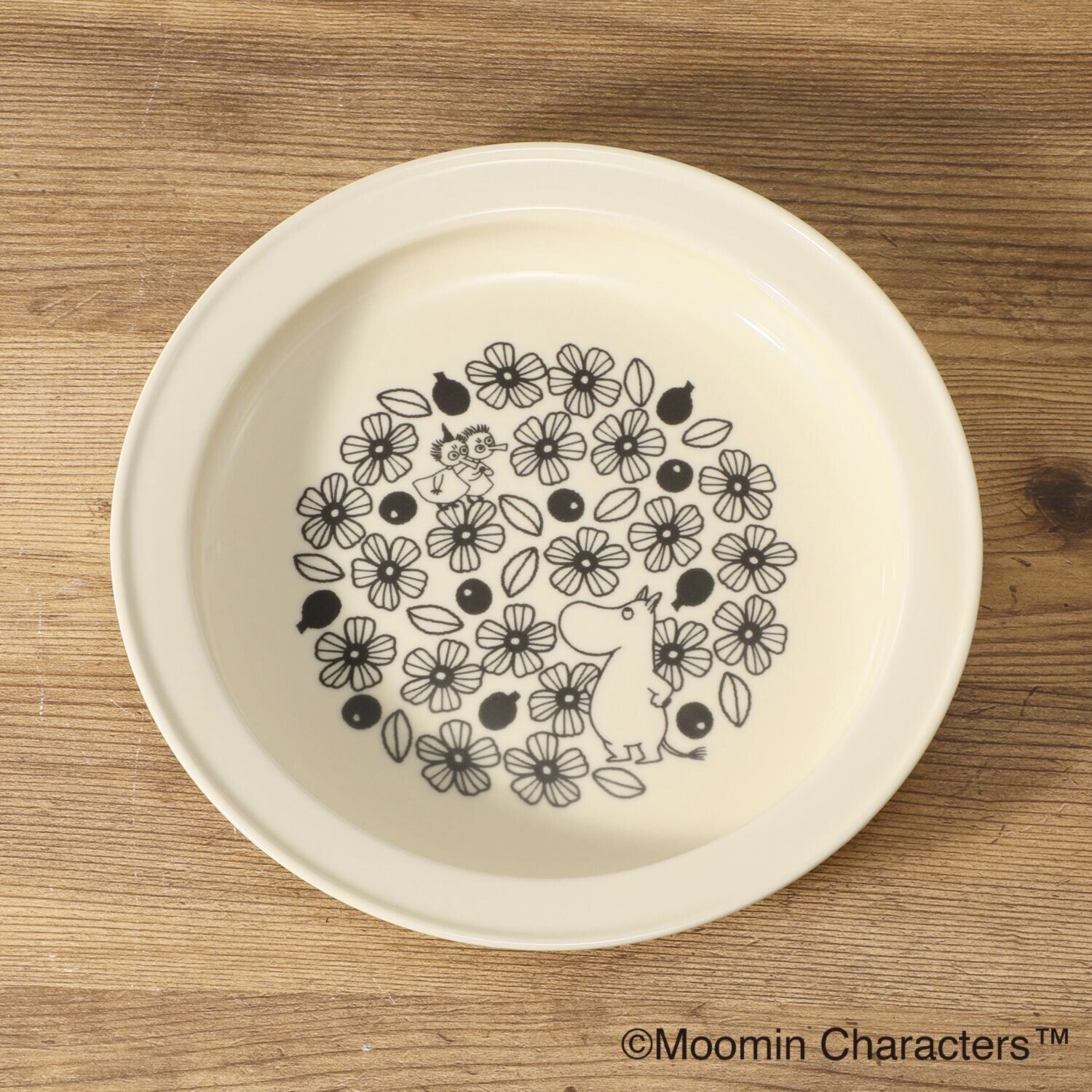 ムーミン 日本製 すくいやすいカレー皿Ｌ
