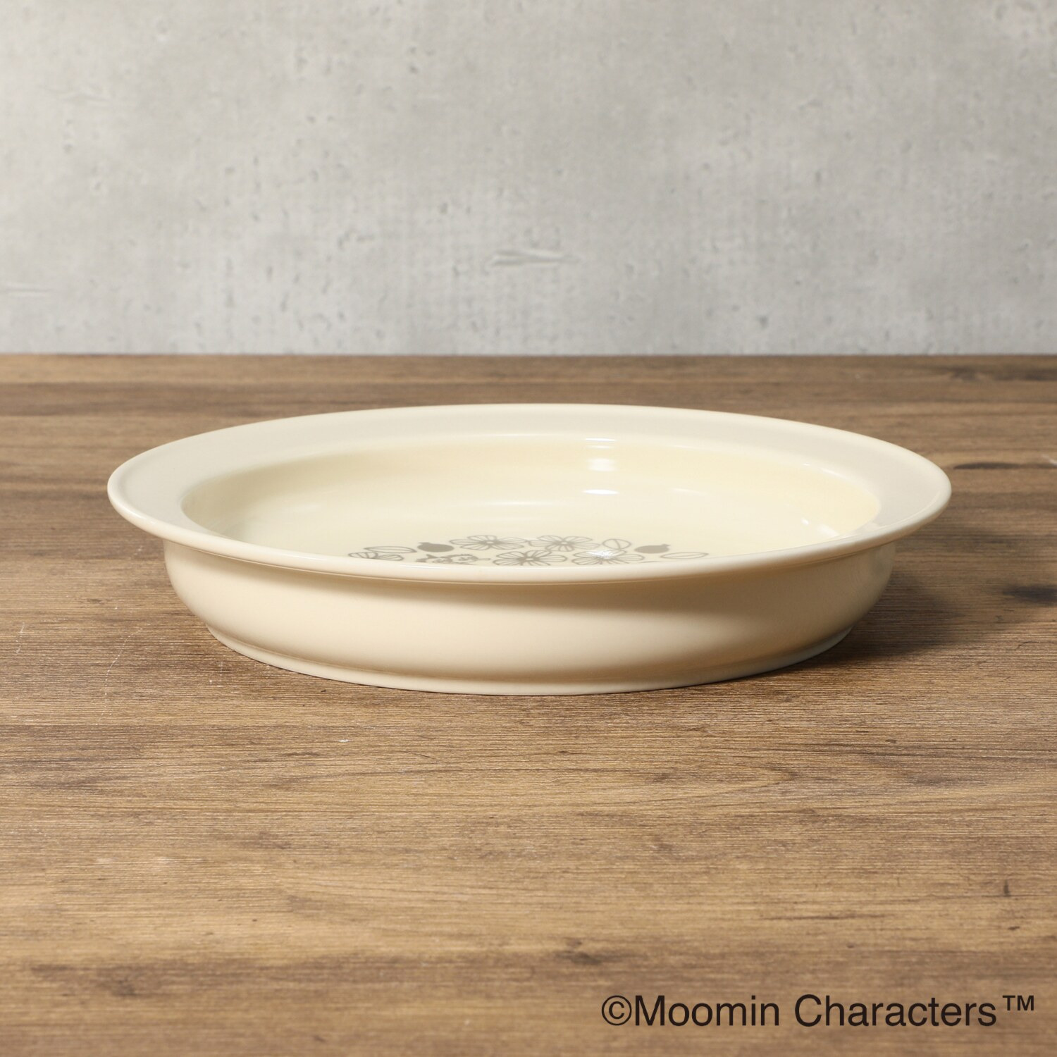 ムーミン 日本製 すくいやすいカレー皿Ｌ