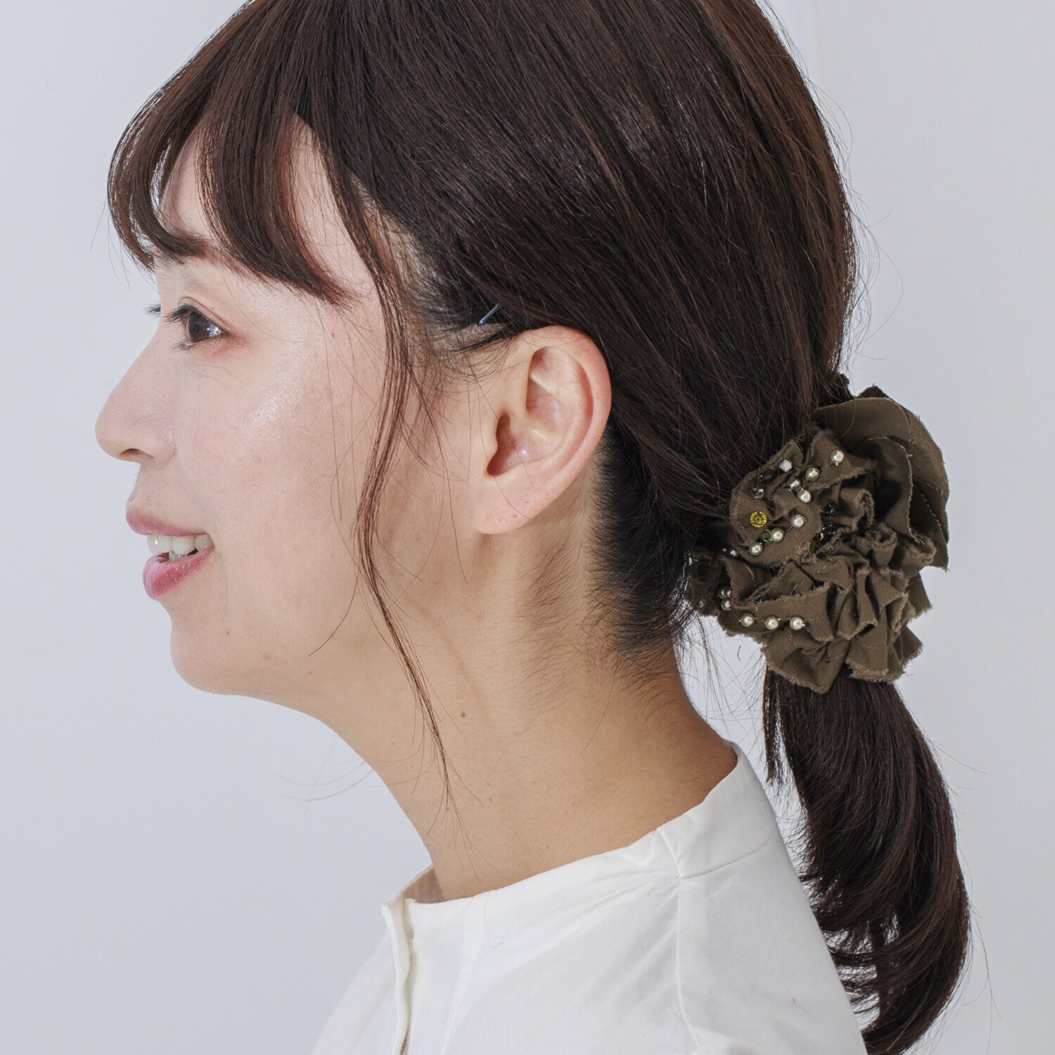 ギンカウィンカ フラワーコットンシュシュ