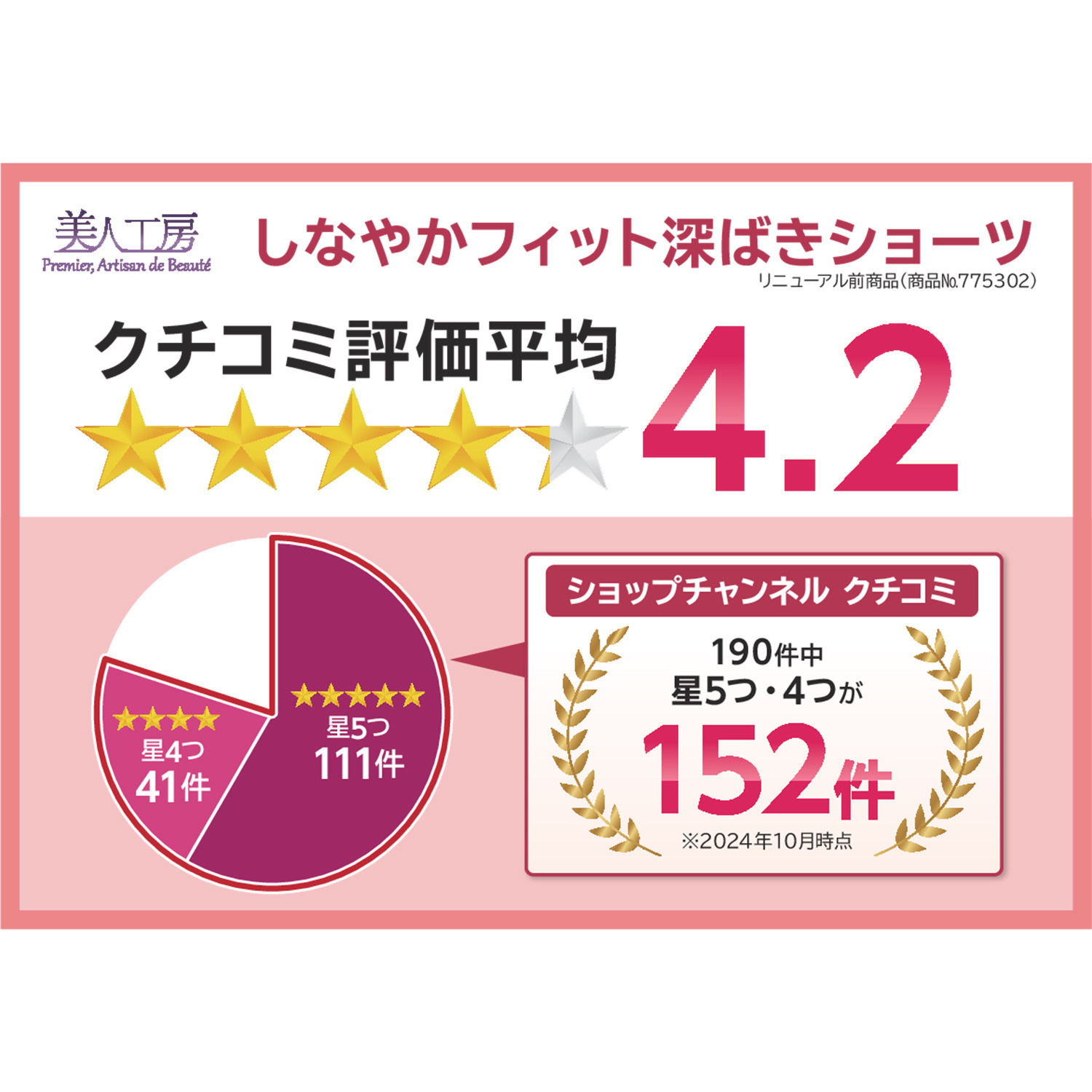 美人工房 しなやかフィット 深ばきショーツ５枚セット