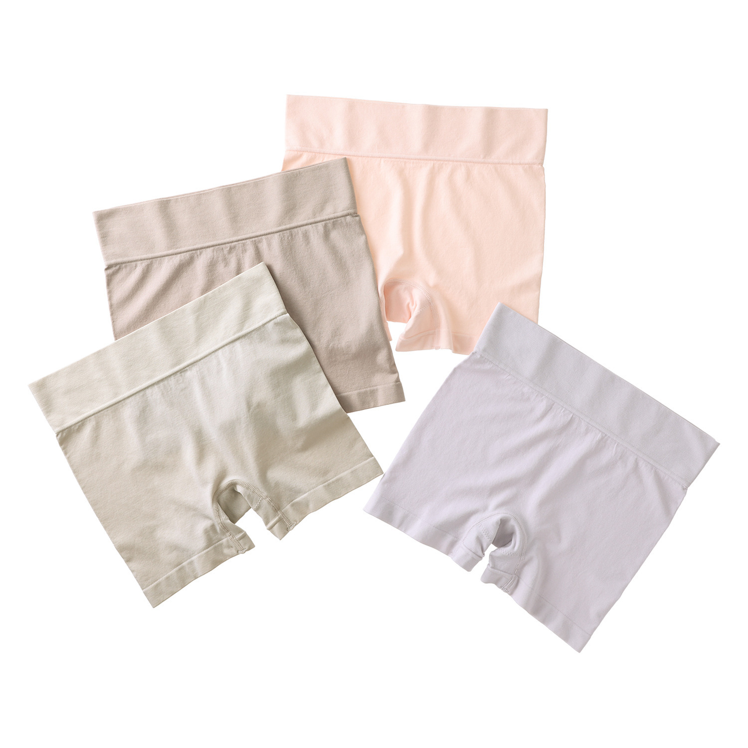 美人工房 しなやかフィット 深ばき一分丈ショーツ ４枚セット