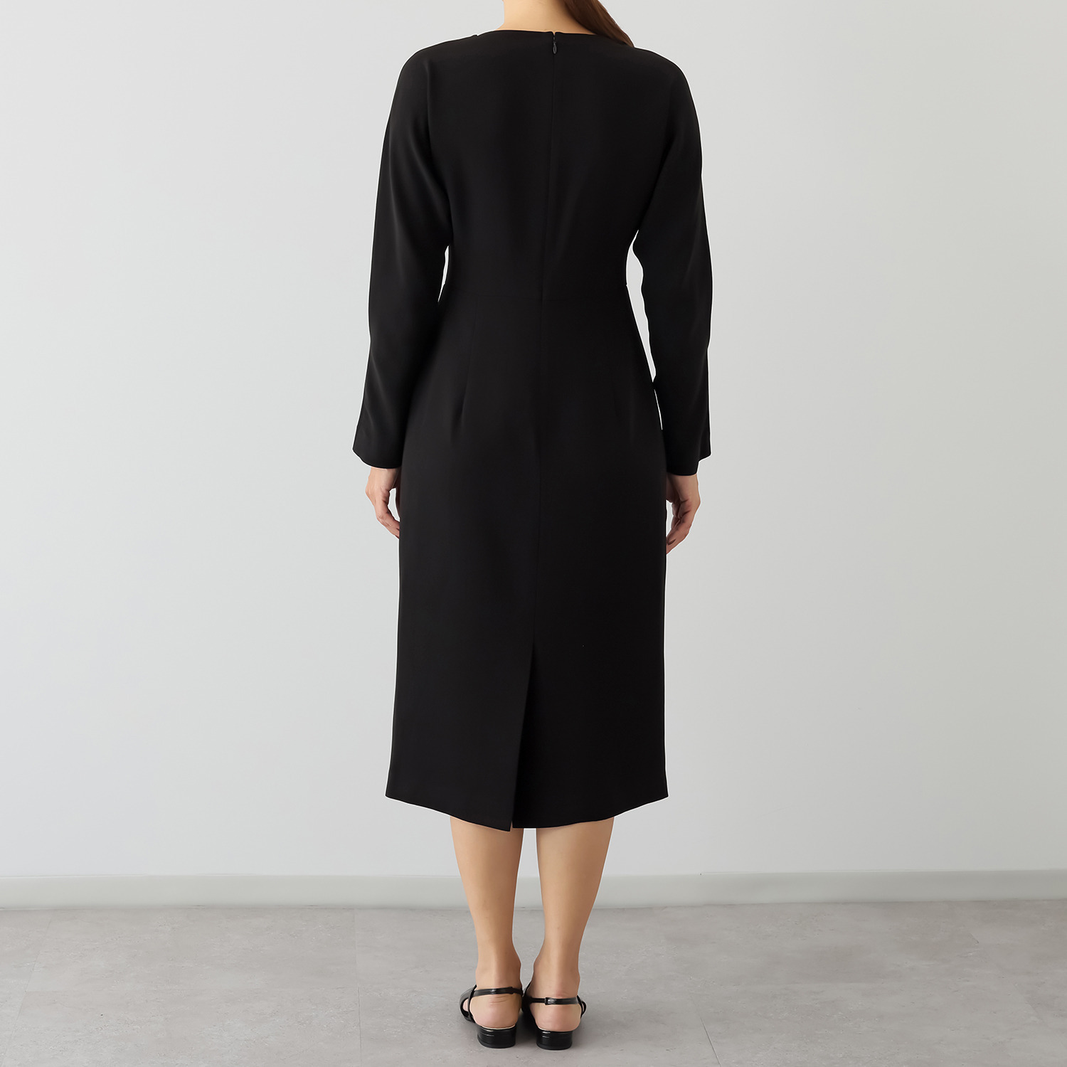 ゴドー アセテート混 さりげなく漂う上品さ プレミアムワンピース