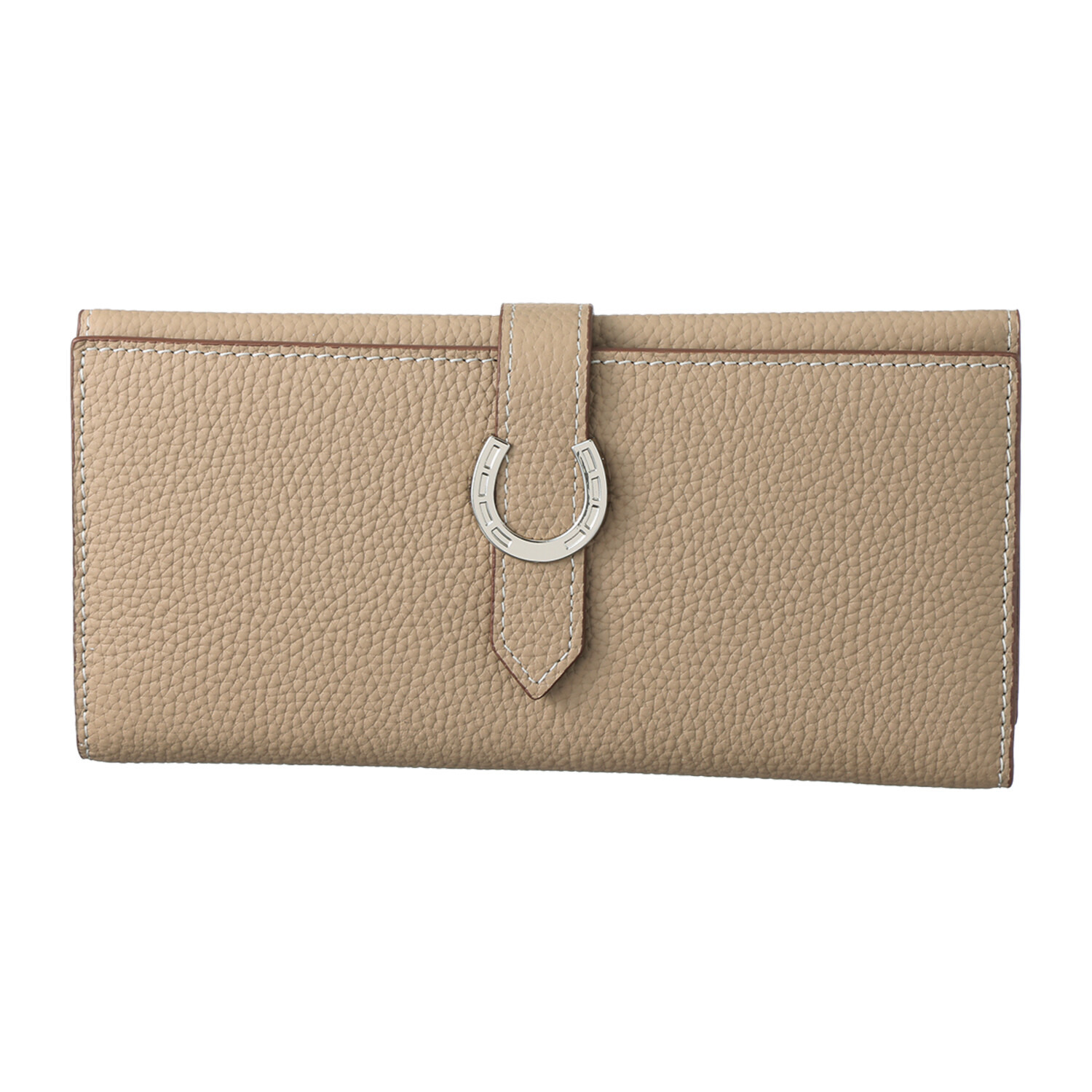 モーヴ 牛革 馬蹄モティーフ 長財布