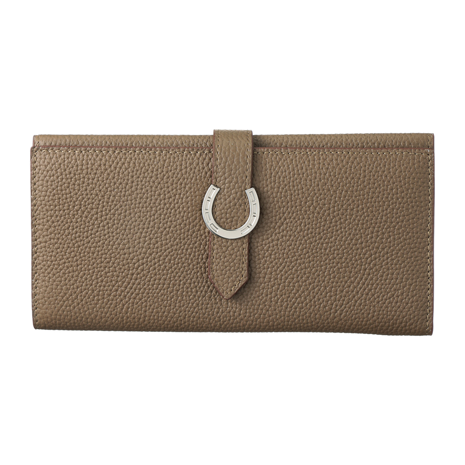 モーヴ 牛革 馬蹄モティーフ 長財布