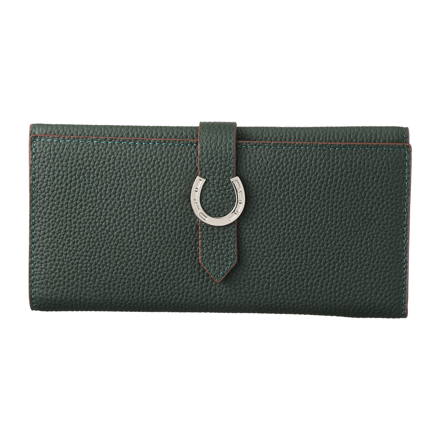 モーヴ 牛革 馬蹄モティーフ 長財布